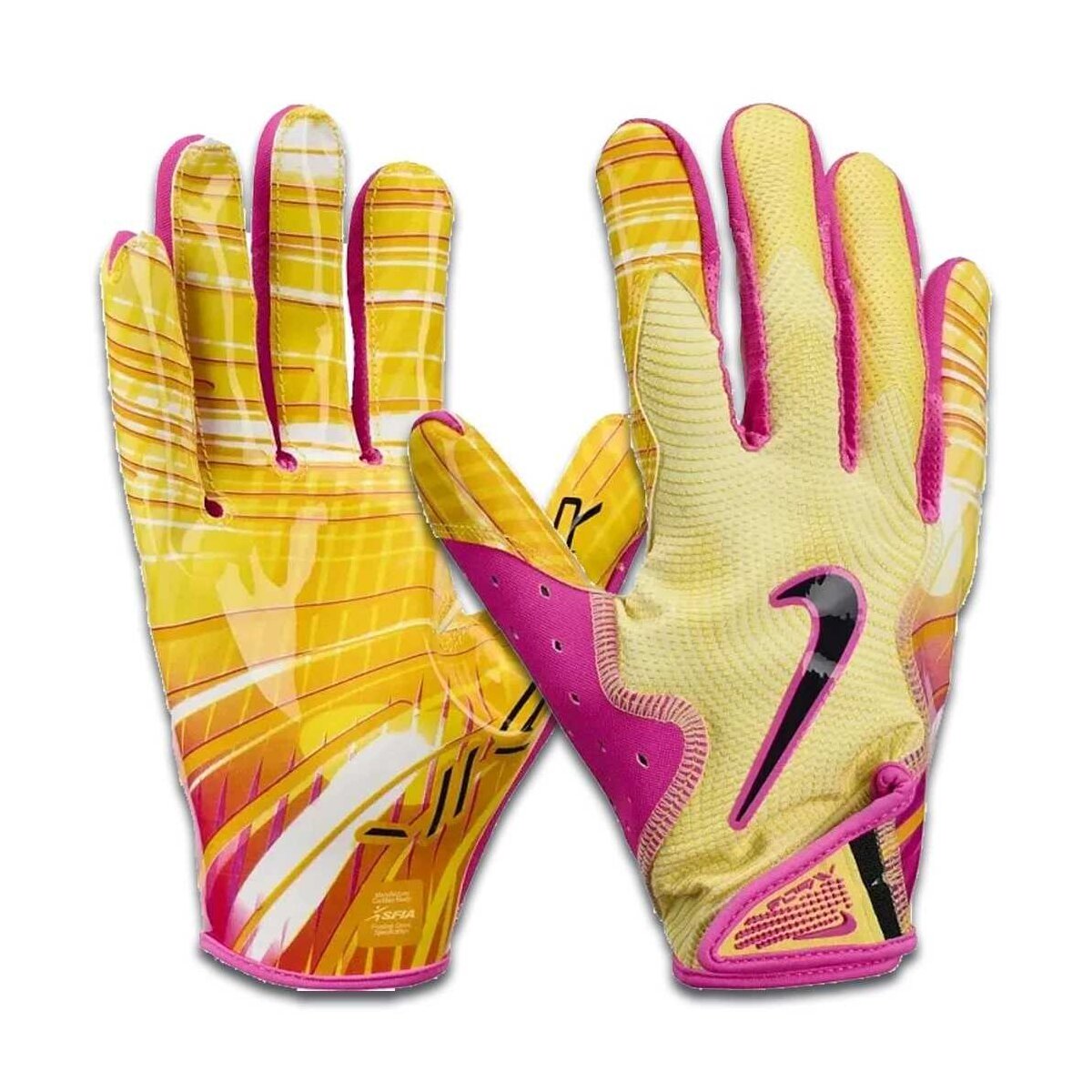 Nike Vapor Jet 8.0 Combine Receiver Handschuhe - orange-pink Gr. M