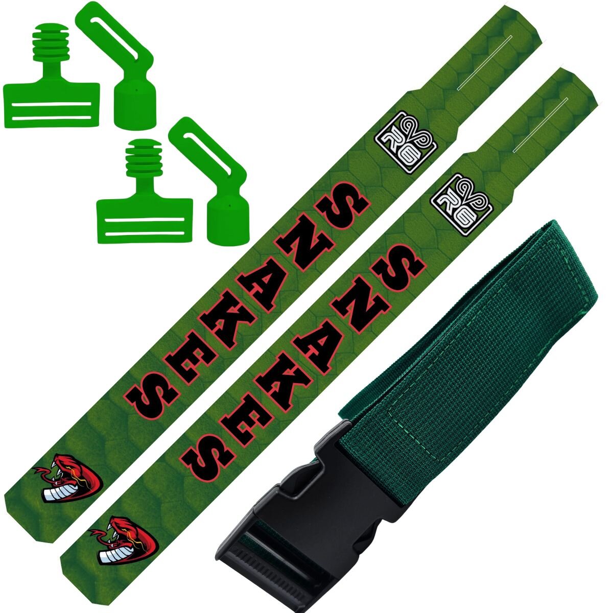 Rookie Goat Flagfootball Flaggen Set Animal Print - Snakes