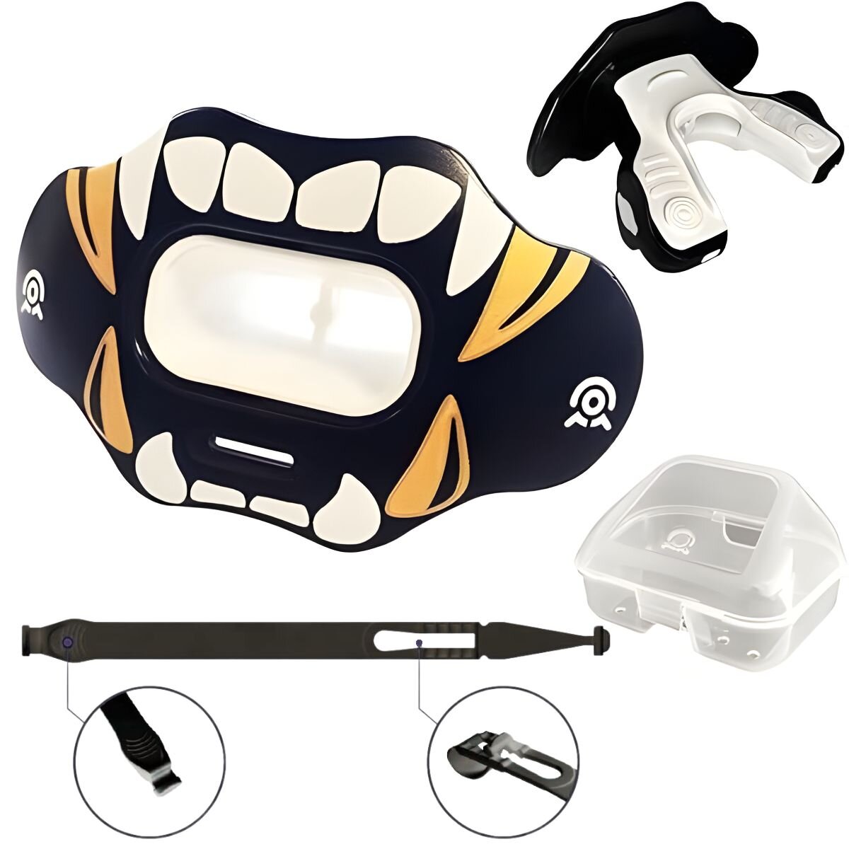 Coollo Mouthguard Lip Guard - fangs mit Box