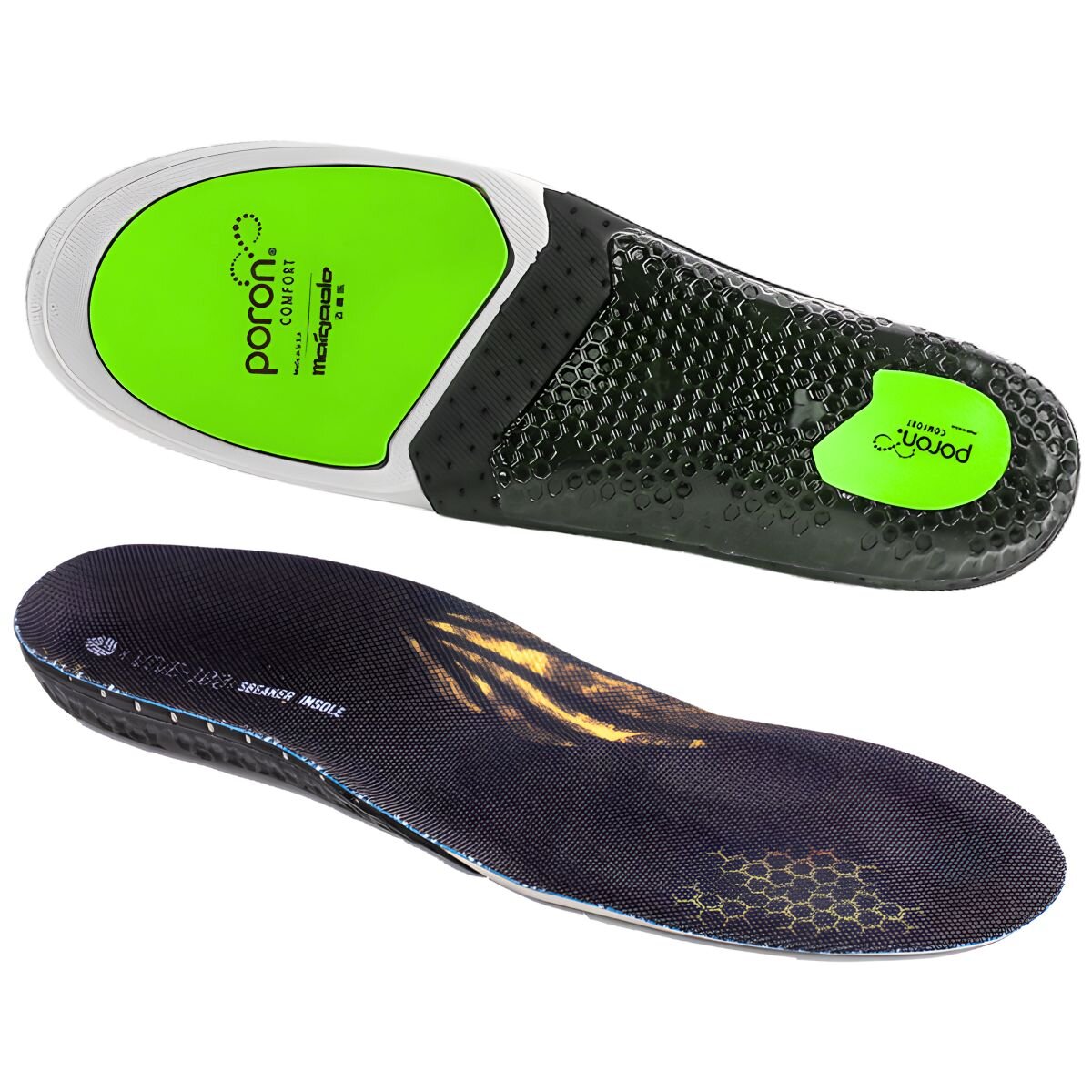 Komfort Einlegesohlen für Football-Schuhe - grün 45-46 EU