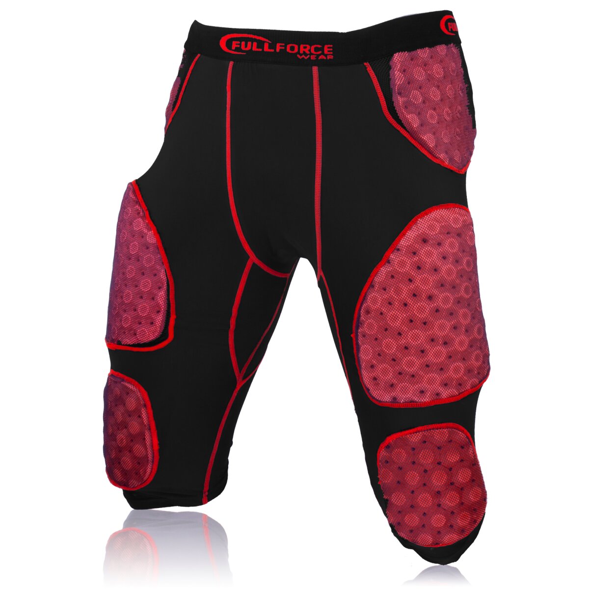 Full Force American Football Thunder Pro Flex 7 Pad Unterhose - schwarz Gr. M