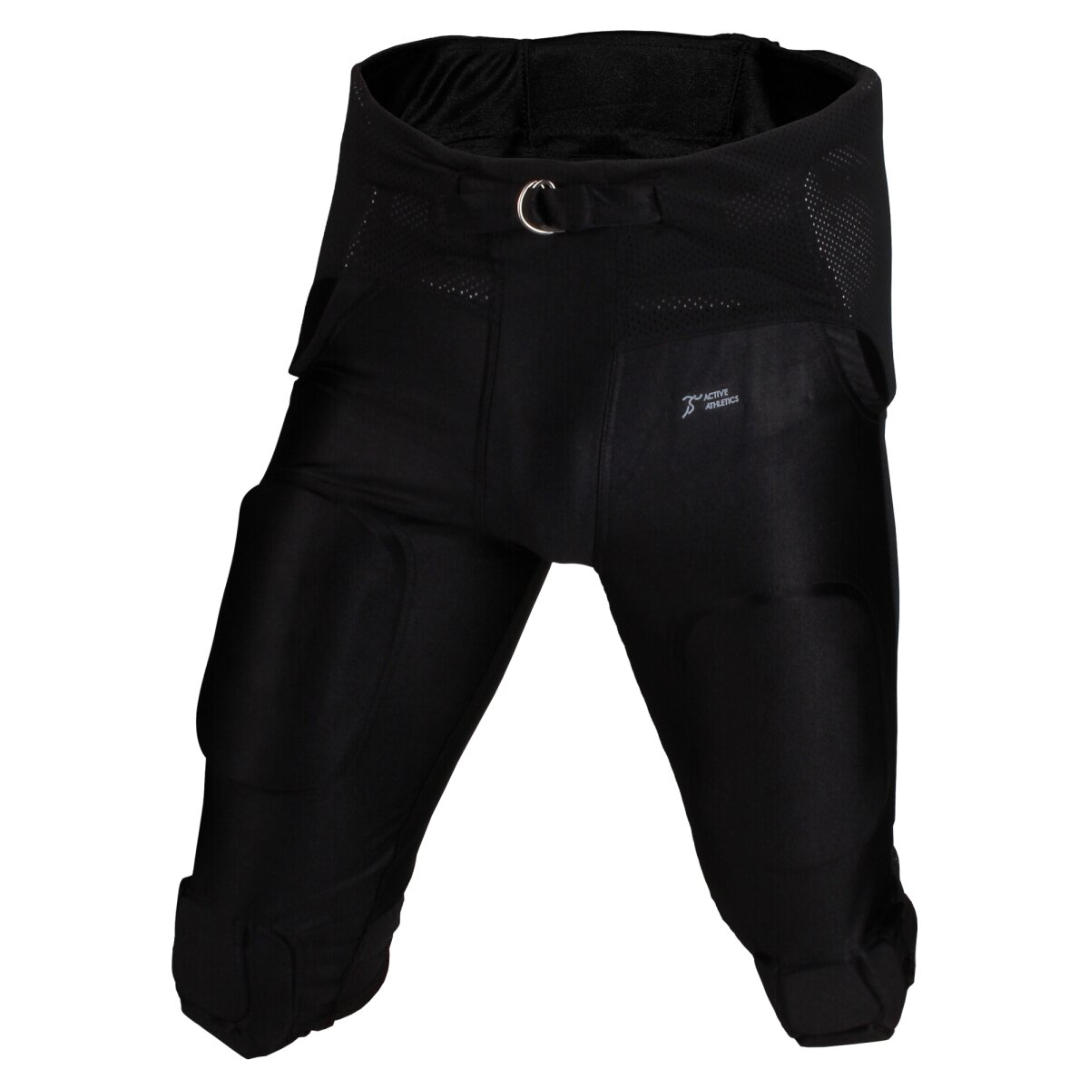 Active Athletics American Football Hose 7 Pad 'All in One' Gamepants - schwarz Gr. XS