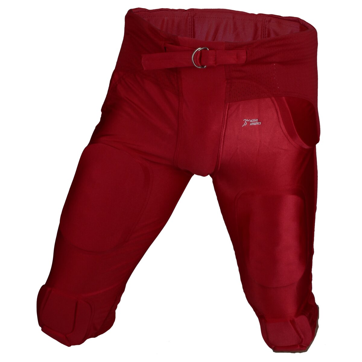 Active Athletics American Football Hose 7 Pad 'All in One' Gamepants - rot Gr. L
