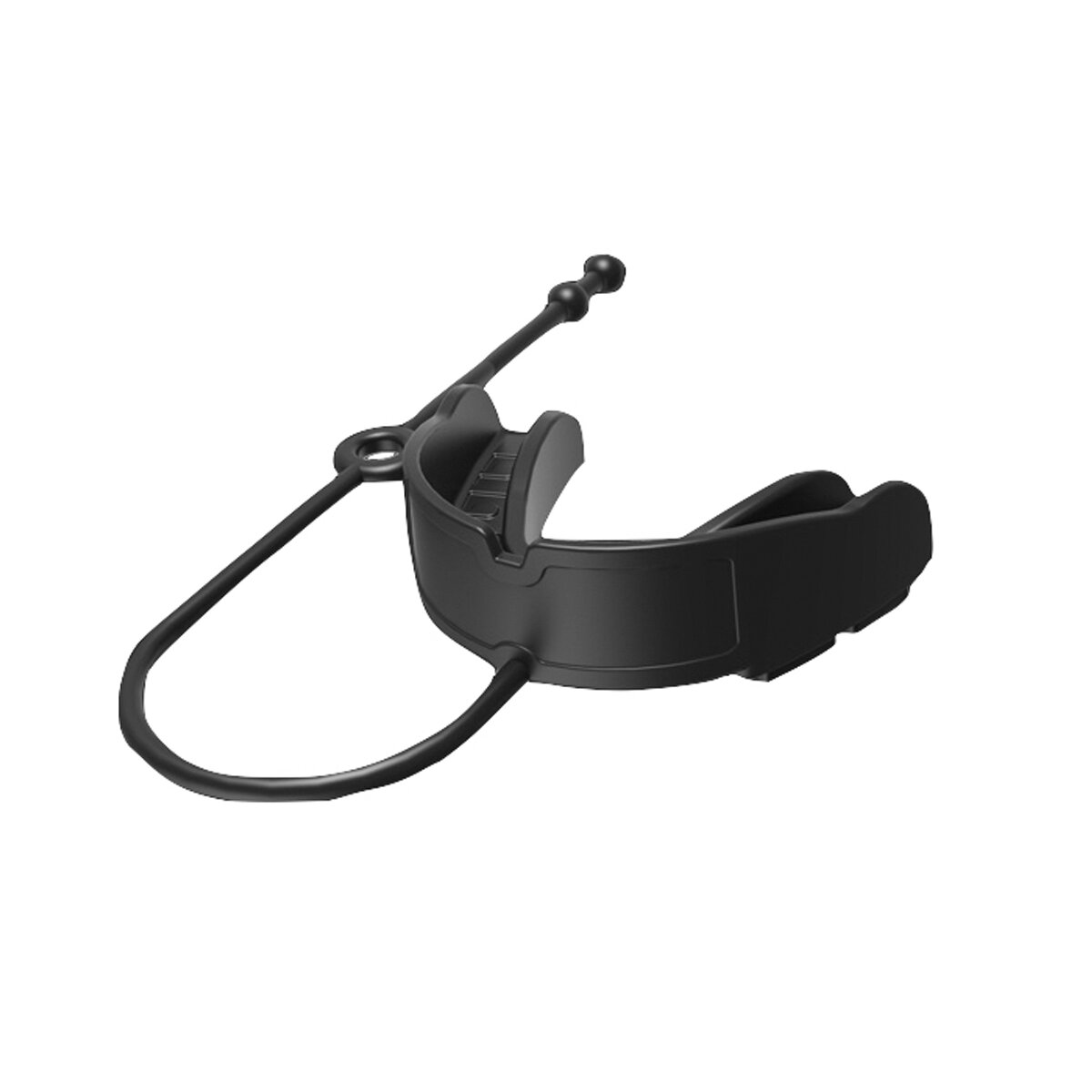 makura Kyro Pro Strapped Mundschutz CE mit Hygiene Box, Senior, schwarz