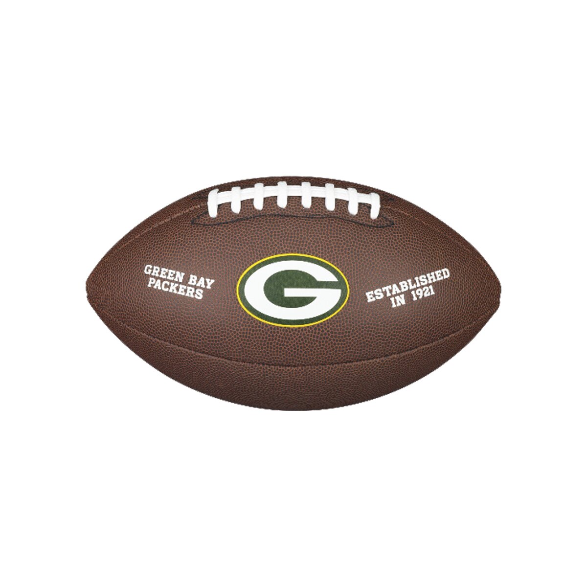 Wilson NFL Team Logo Composite Football Green Bay Packers