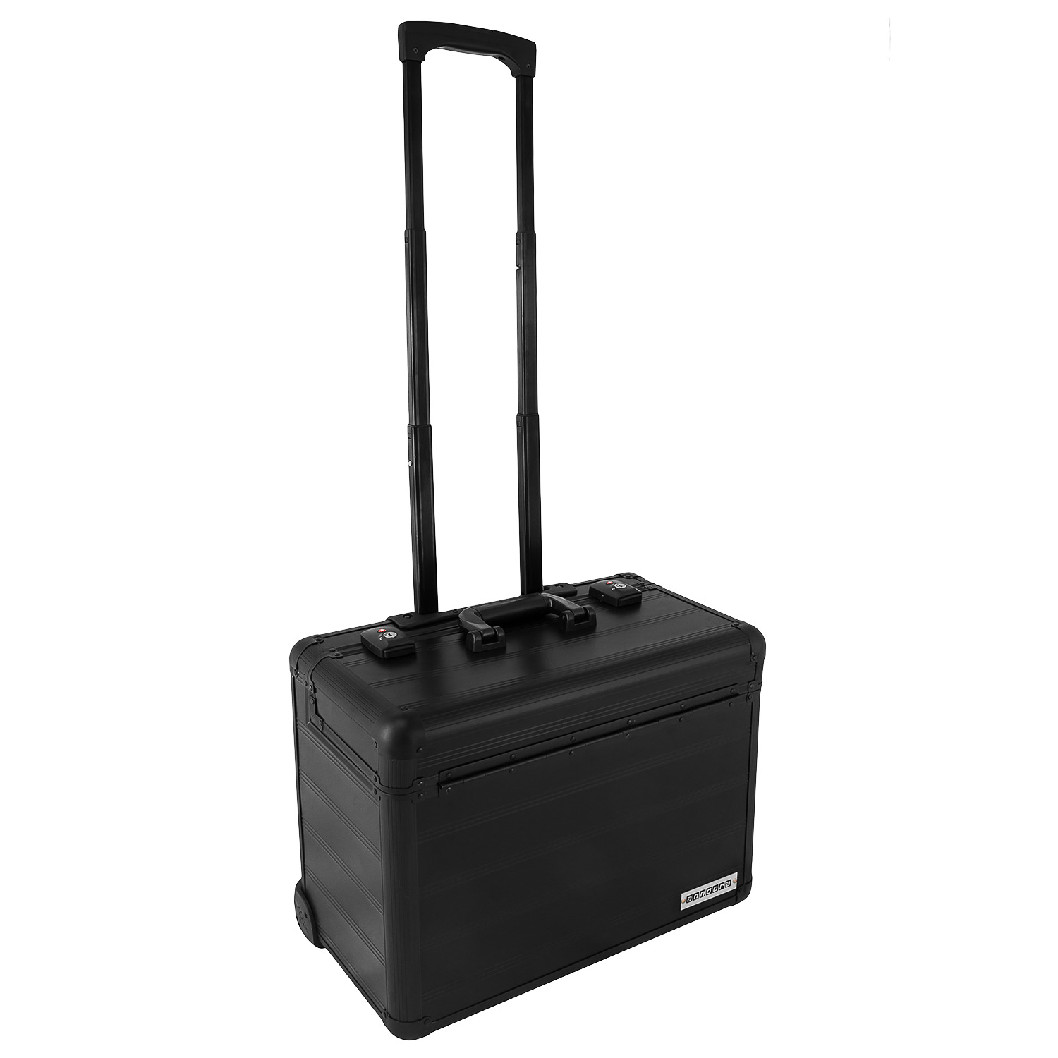 anndora Business Trolley Pilotenkoffer Laptopfach TSA Schlösser Aluminium Oberfläche glatt glänzend spritzwassergeschützt