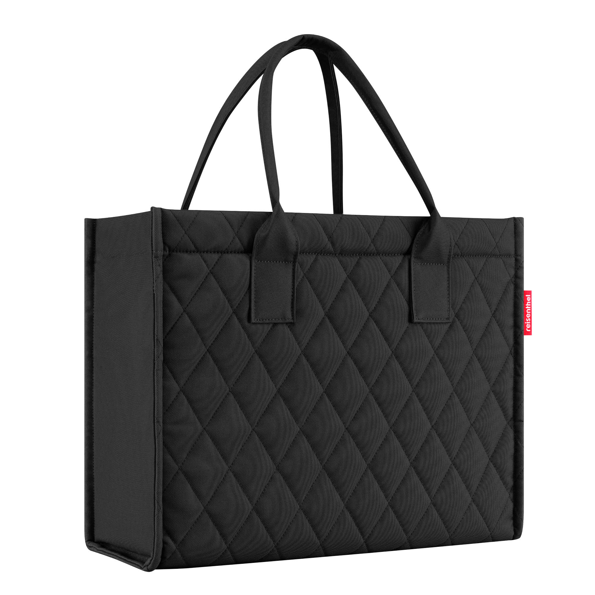 reisenthel daily shopper 14 L rhombus black - gesteppte Einkaufstasche