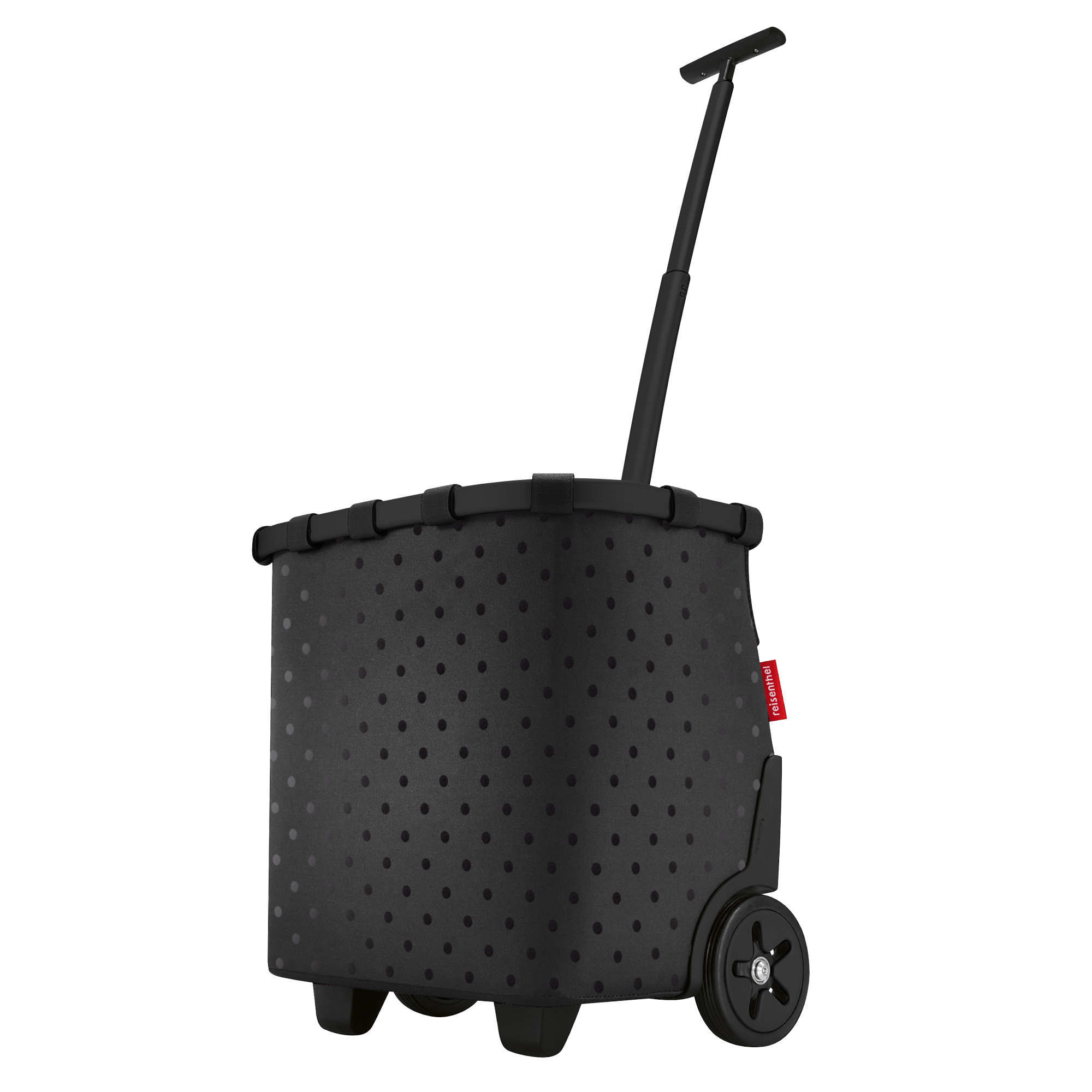 reisenthel carrycruiser frame glossy dots black 40 L
