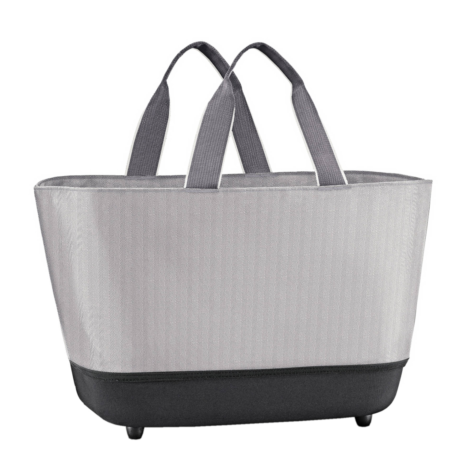 shoppingbasket herringbone grey reisenthel