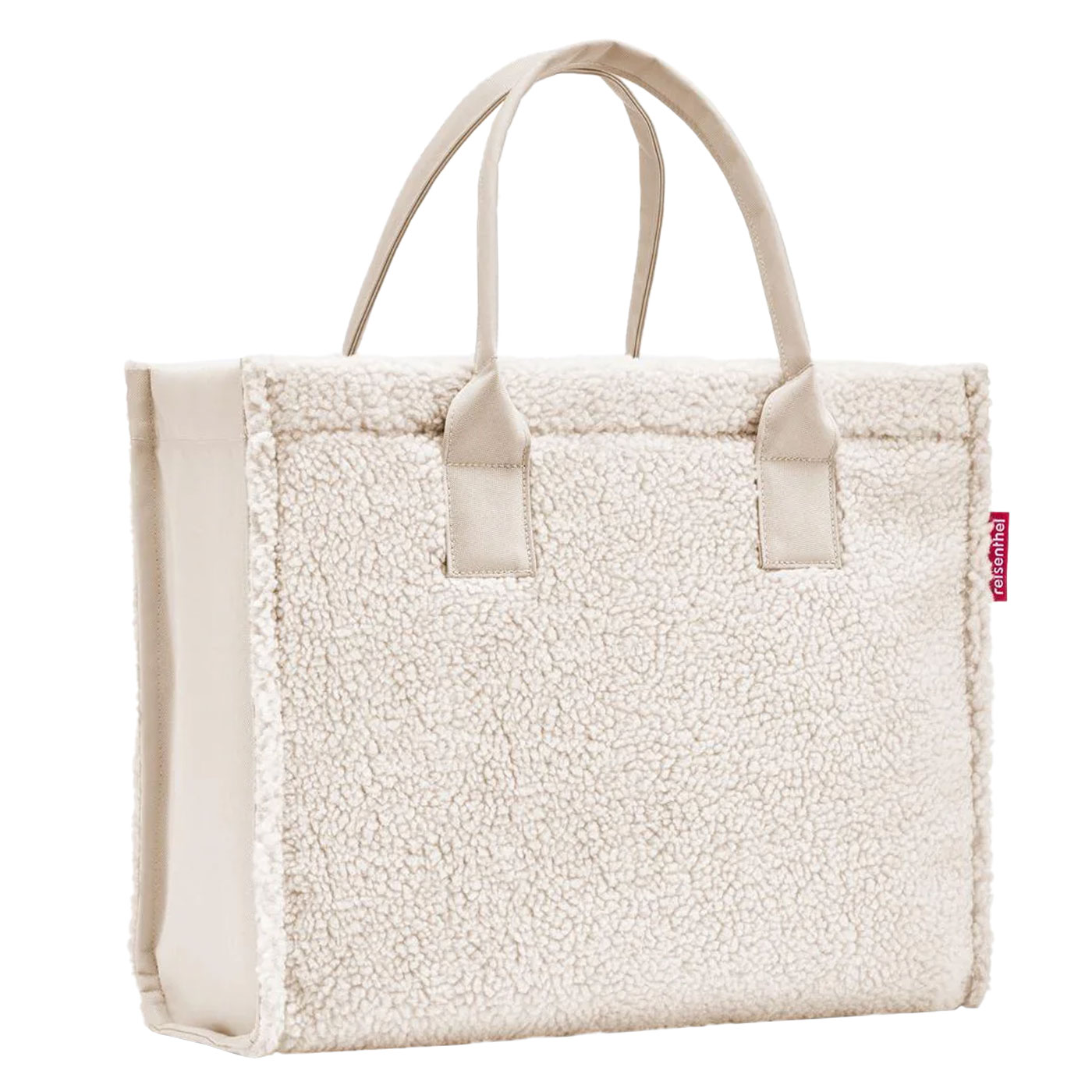 reisenthel daily shopper teddy sand Einkaufstasche 14 L beige Felloptik