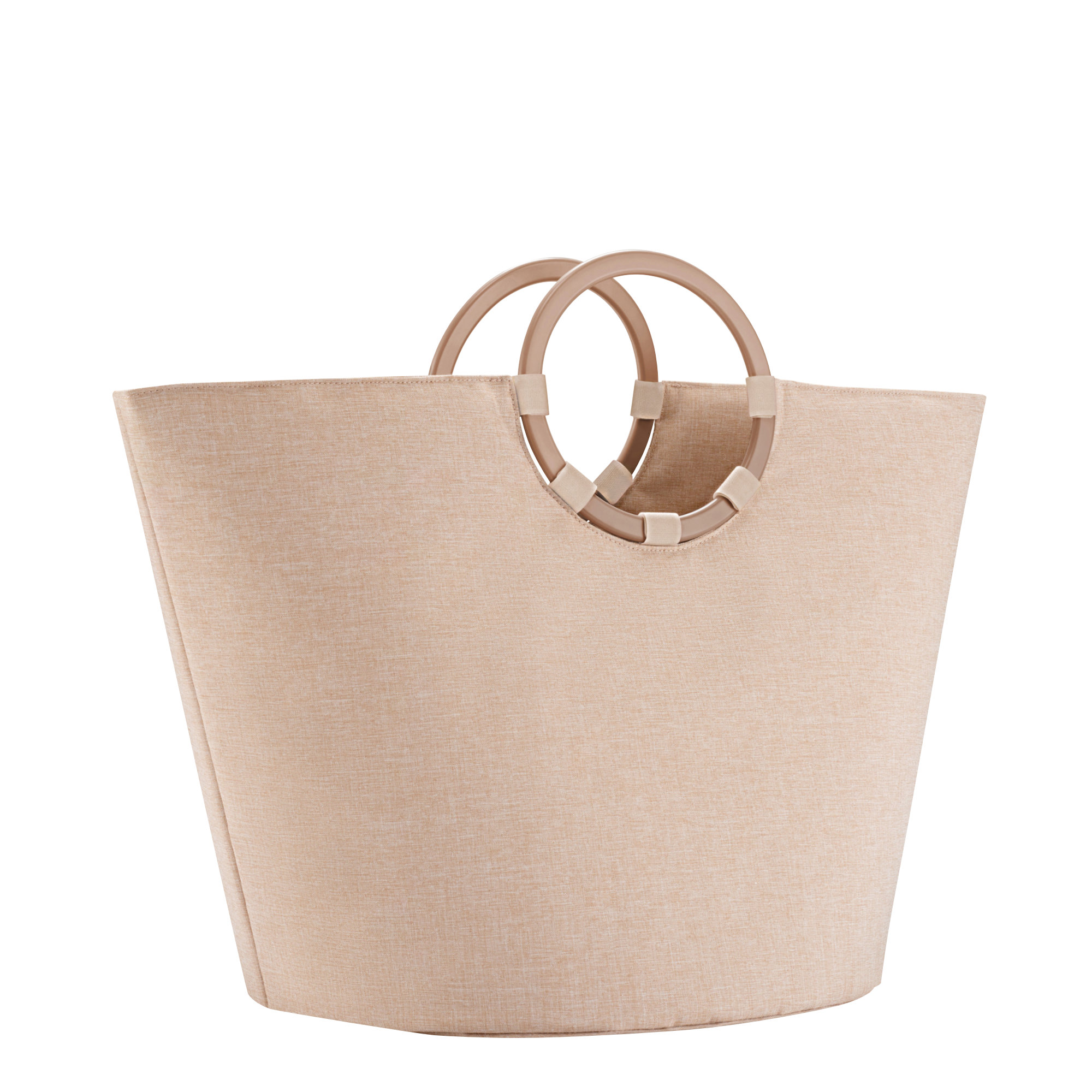 Loophome S der stylische Wäschekorb homestyle - in twist Coffee - milchcaffe hellbraun - Dekokorb