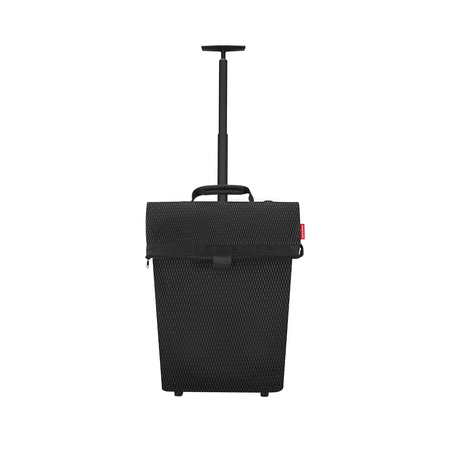 reisenthel trolley M mesh black Einkaufstrolley schwarz 43 L -schwarz mit Rädern und Teleskopstange
