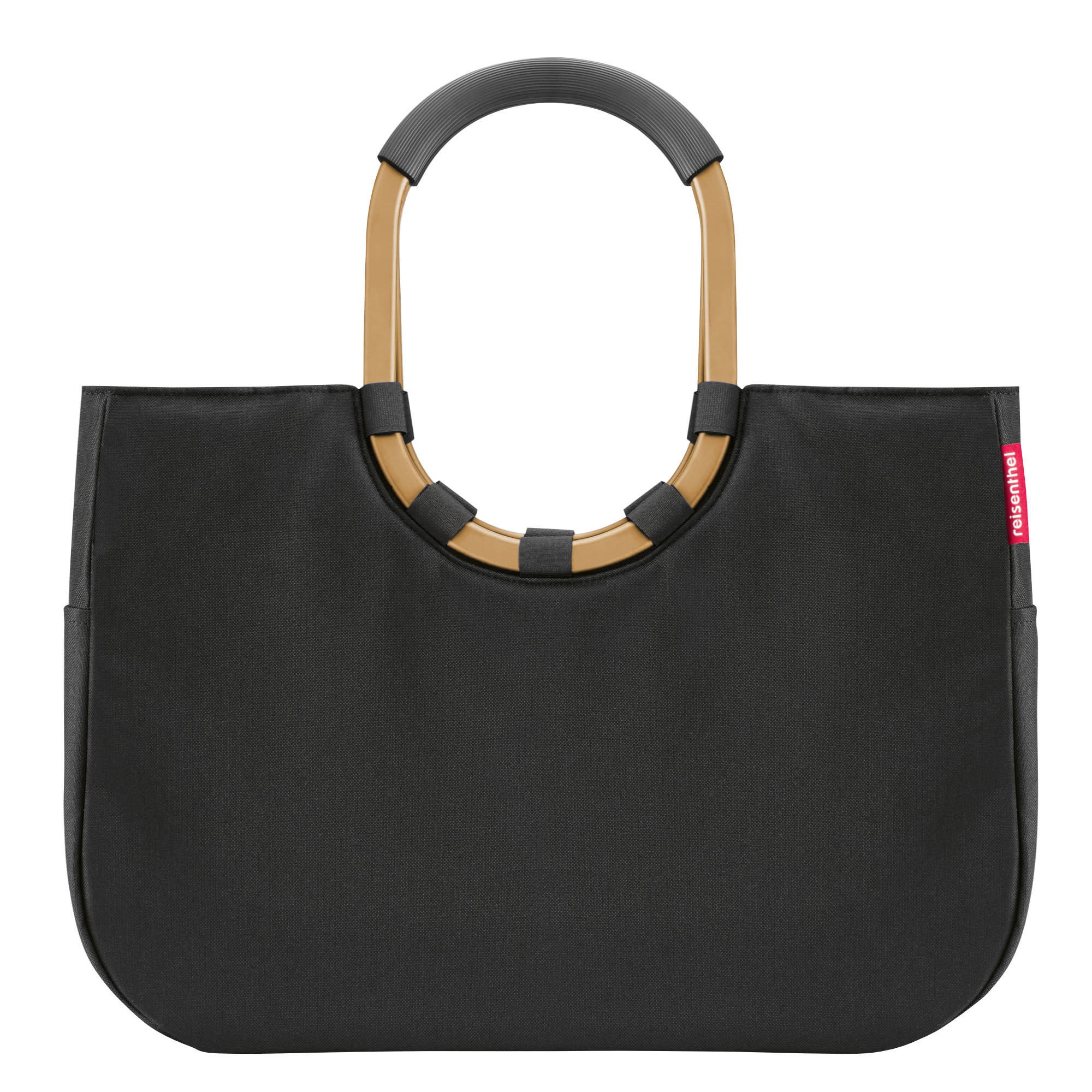 reisenthel loopshopper L - Einkaufstasche schwarz/gold