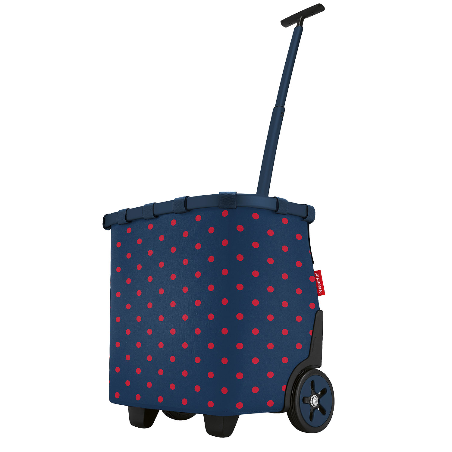 Einkaufstrolley carrycruiser - blau rotmixed dots red