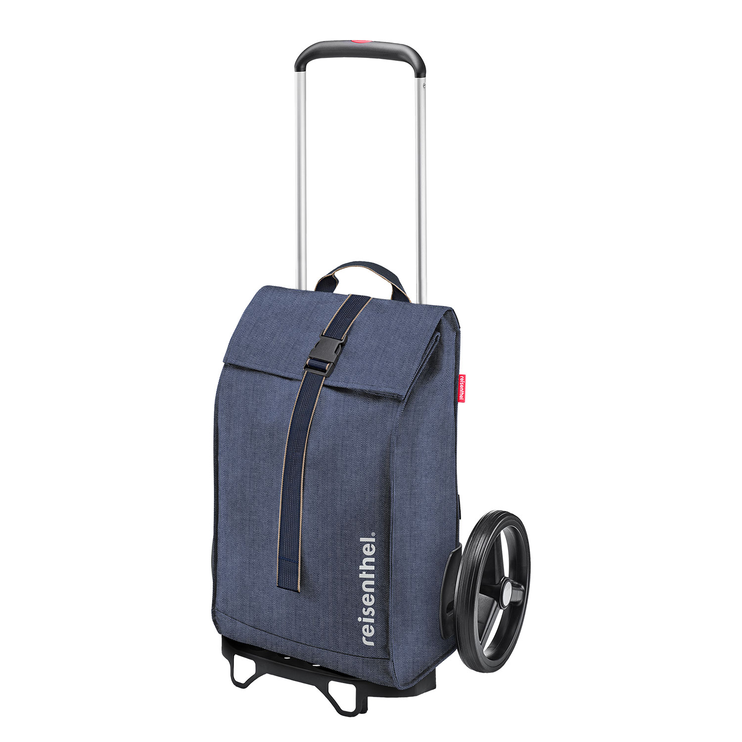 Reisenthel Einkaufsshopper mit Trolley und teleskopstange -Trolley zum EInkaufen in blau