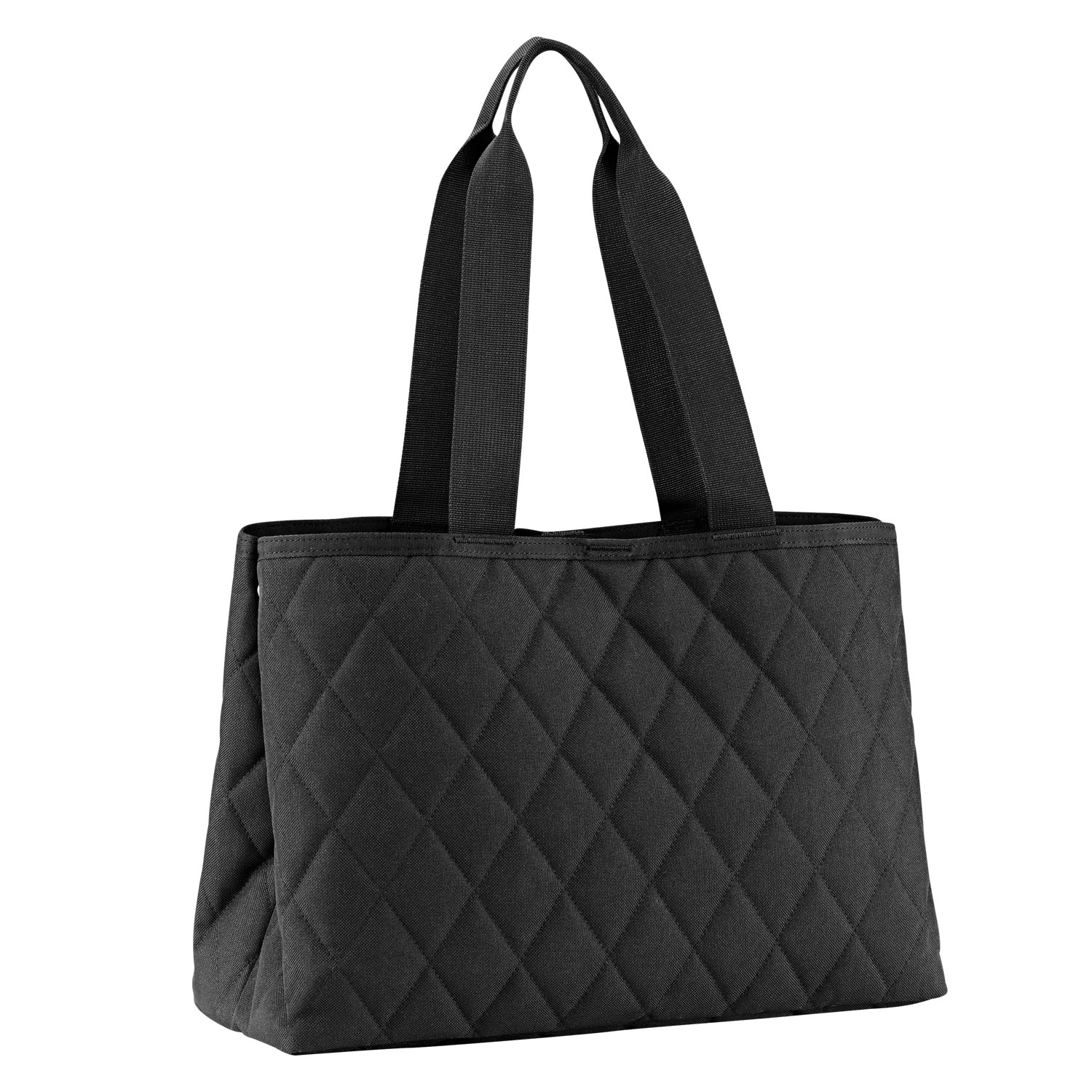 classic shopper L rhombus black (E)