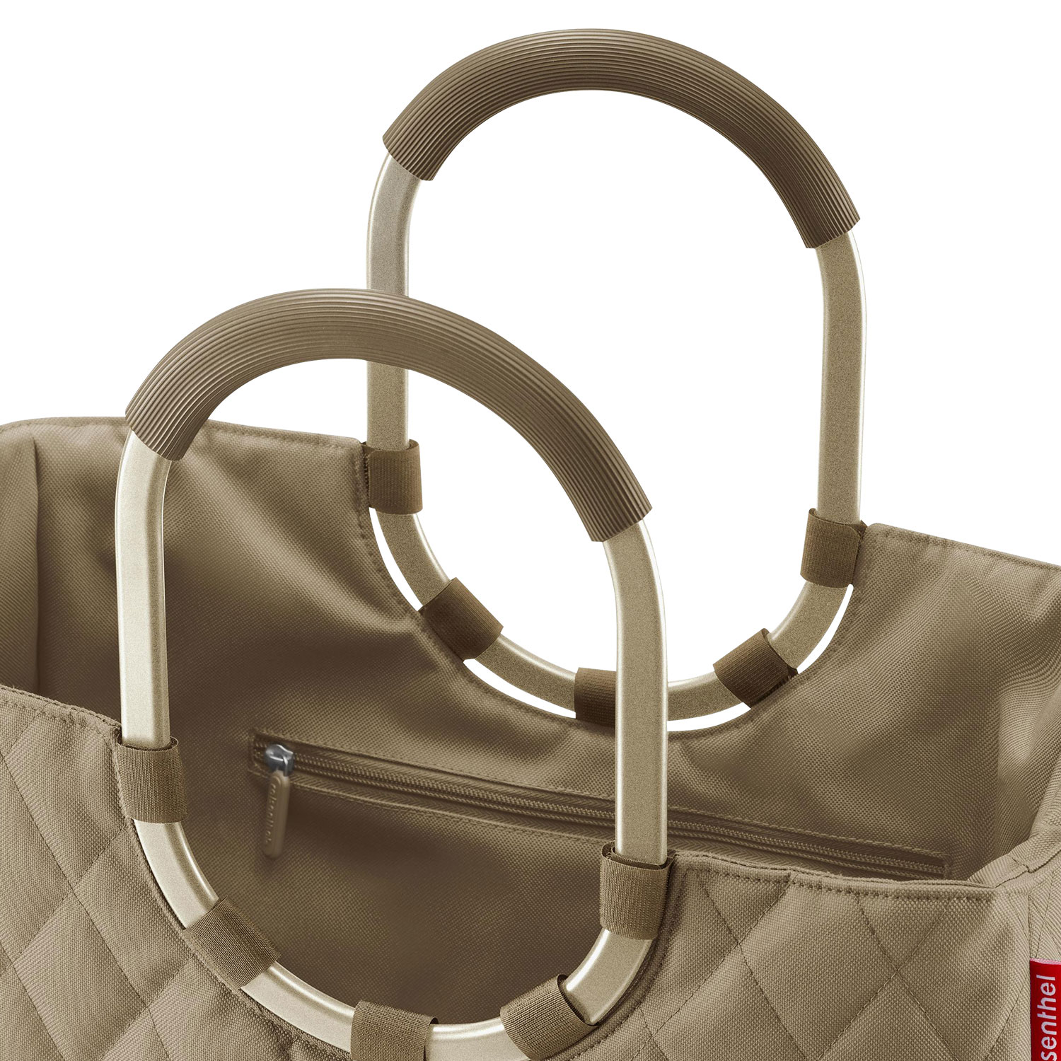Einkaufstasche - reisenthel Loopshopper L - frame rhombus olive