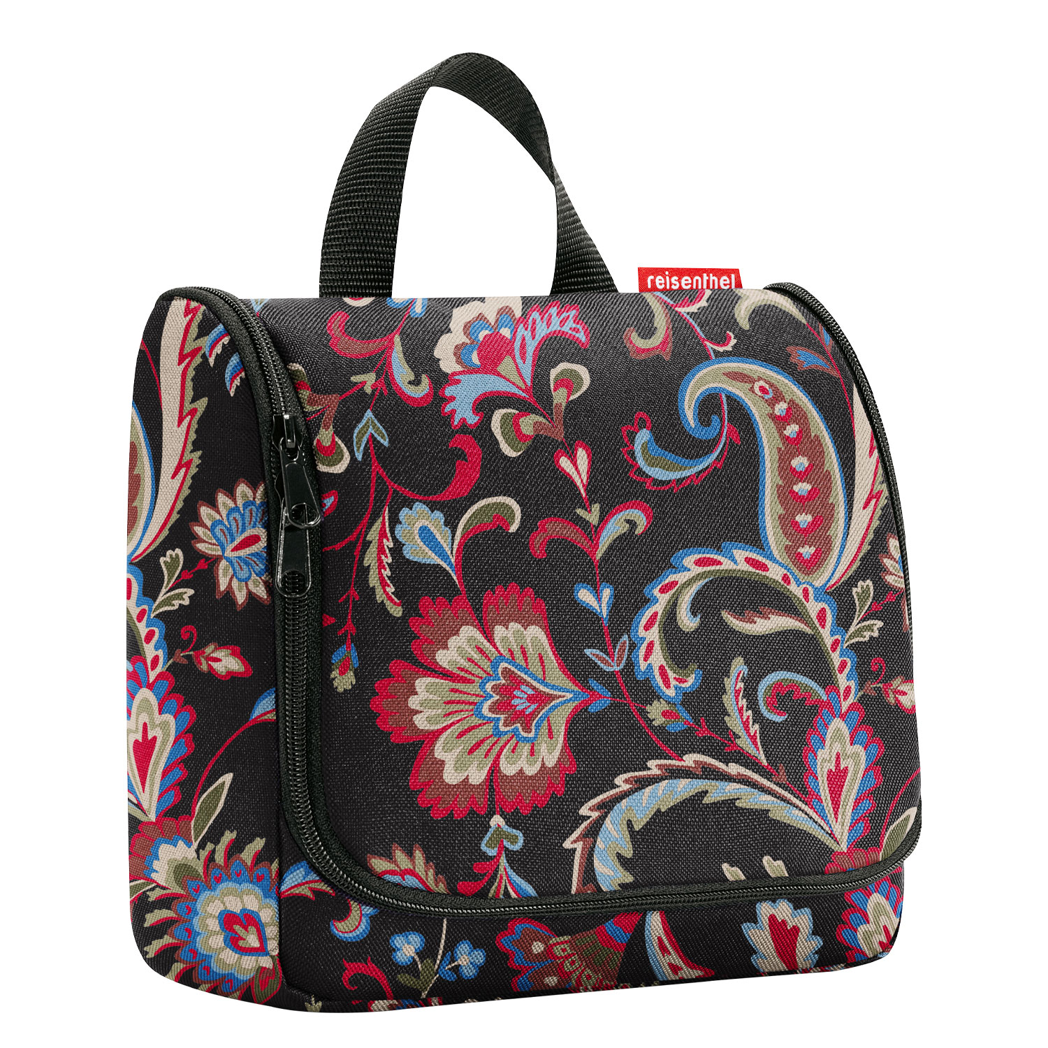 KulturbeutelWaschbeutel by reisenthel® paisley Muster - waschbarer Stoff - Spiegel innen