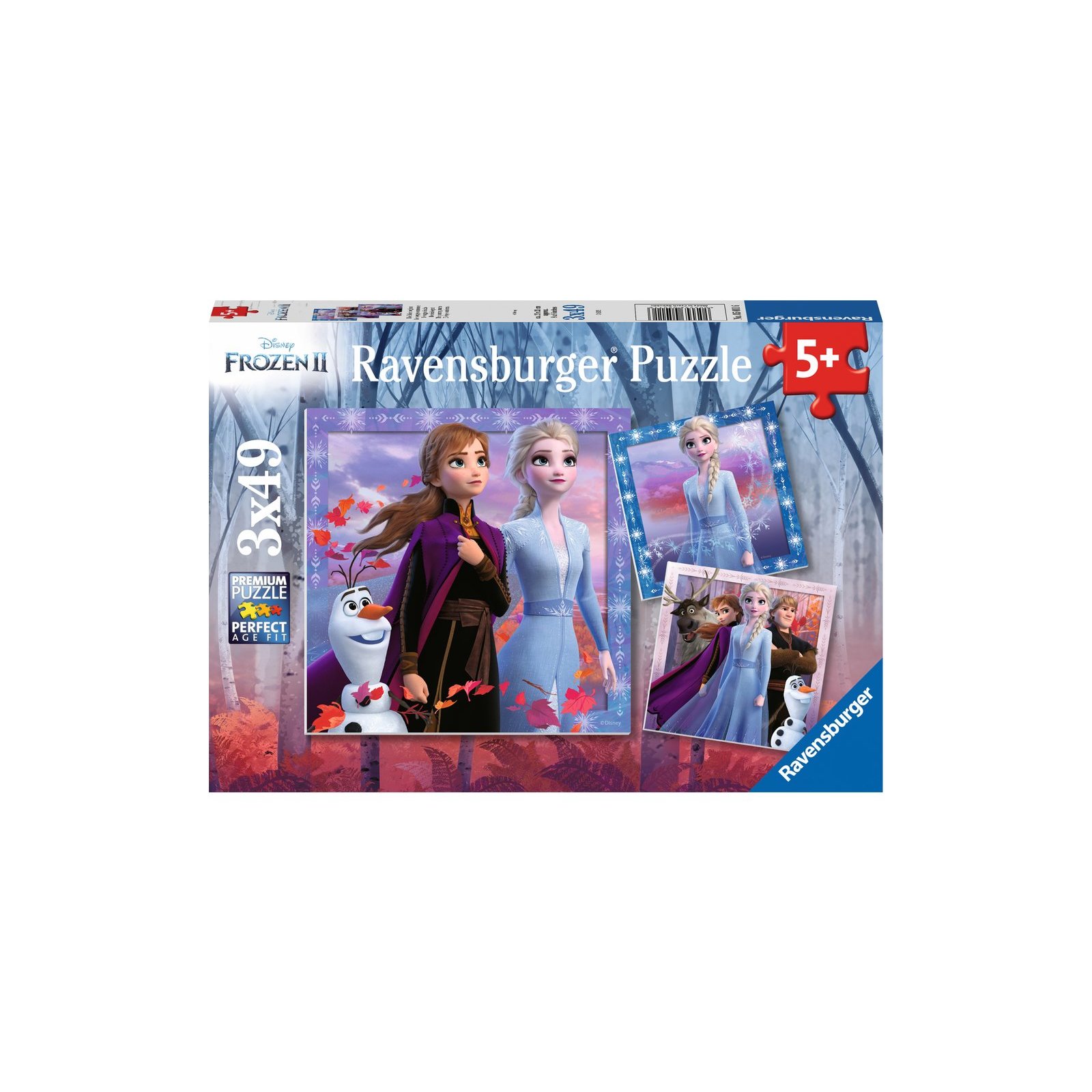 Ravensburger - Eiskönigin 2 PUZZLE (3 x 49 TEILE)