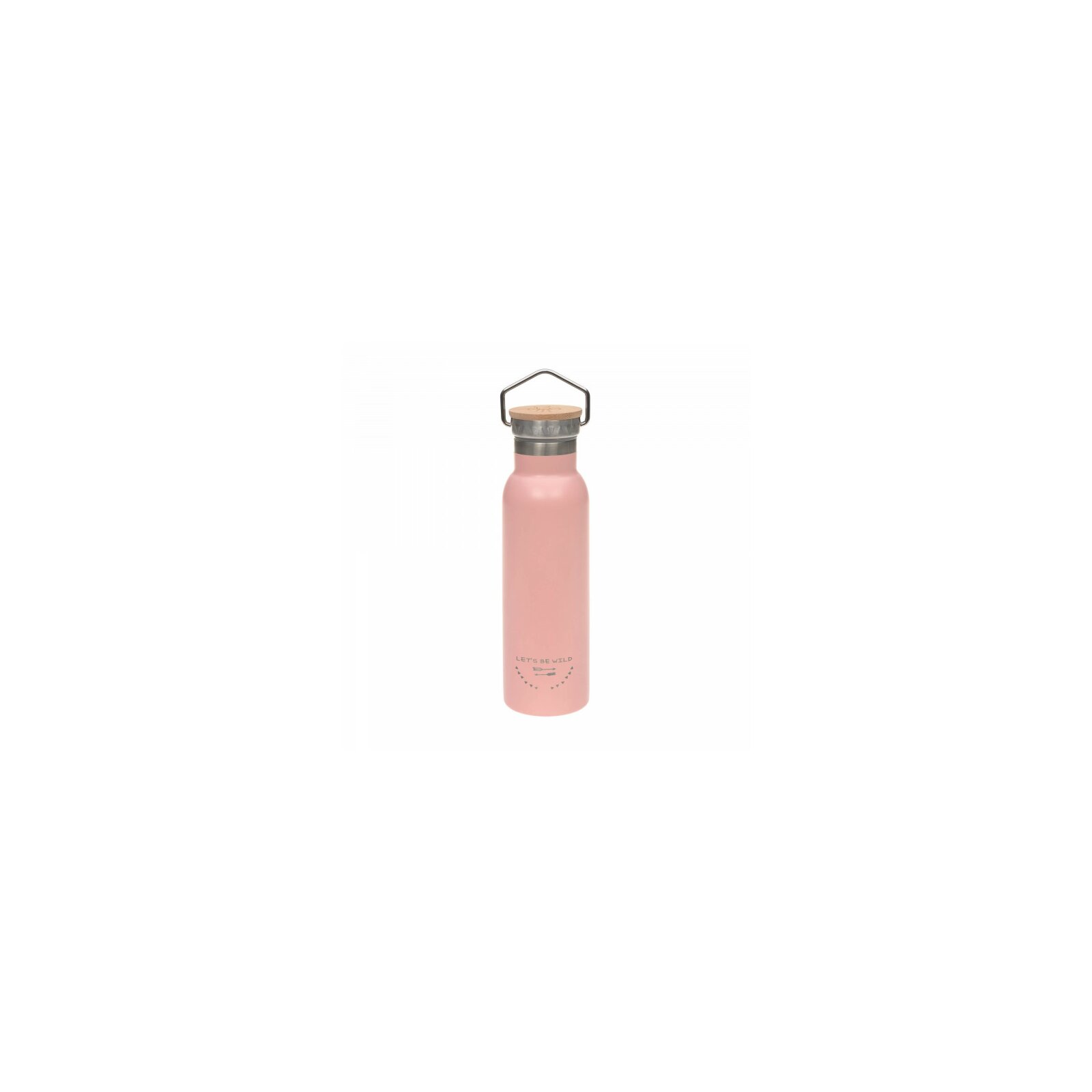 Lässig - Kinder-Trinkflasche Edelstahl (460 ml) ROSE (A)