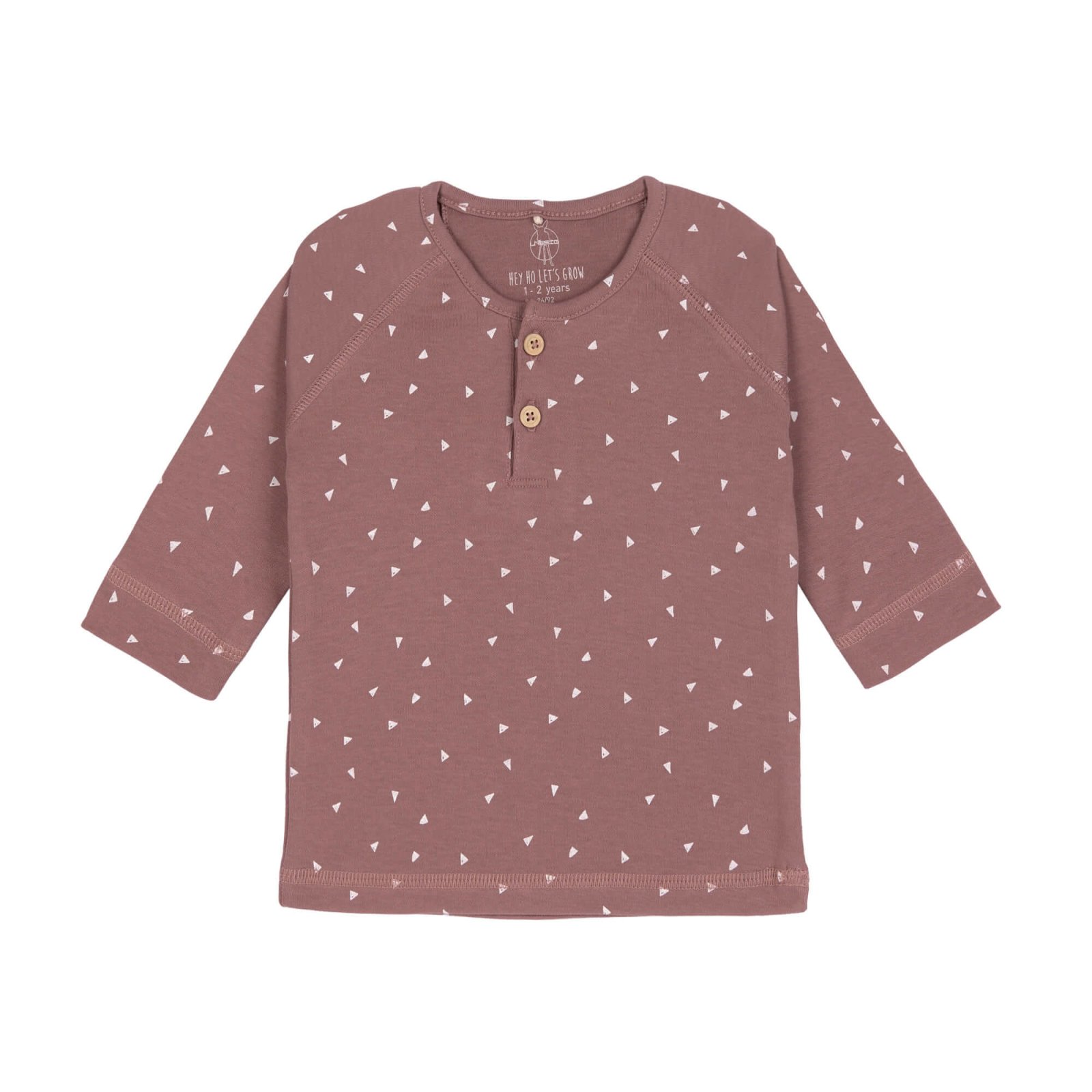 Lässig - Baby Langarmshirt, Triangle Cinnamon Gr. 86/92, (A)