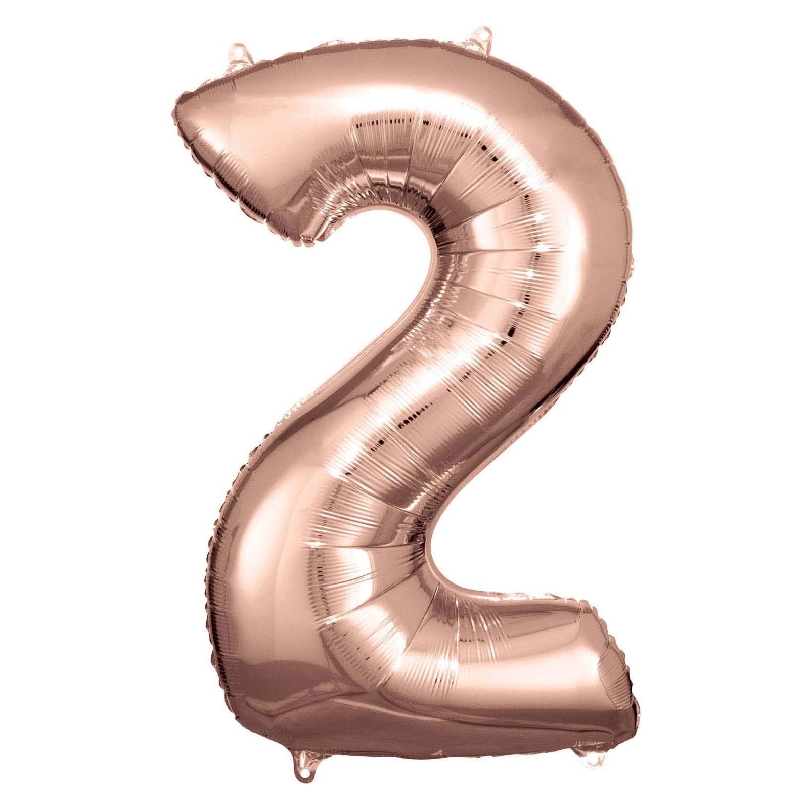Amscan - Folienballon Rose Gold Zahl 2 (5)