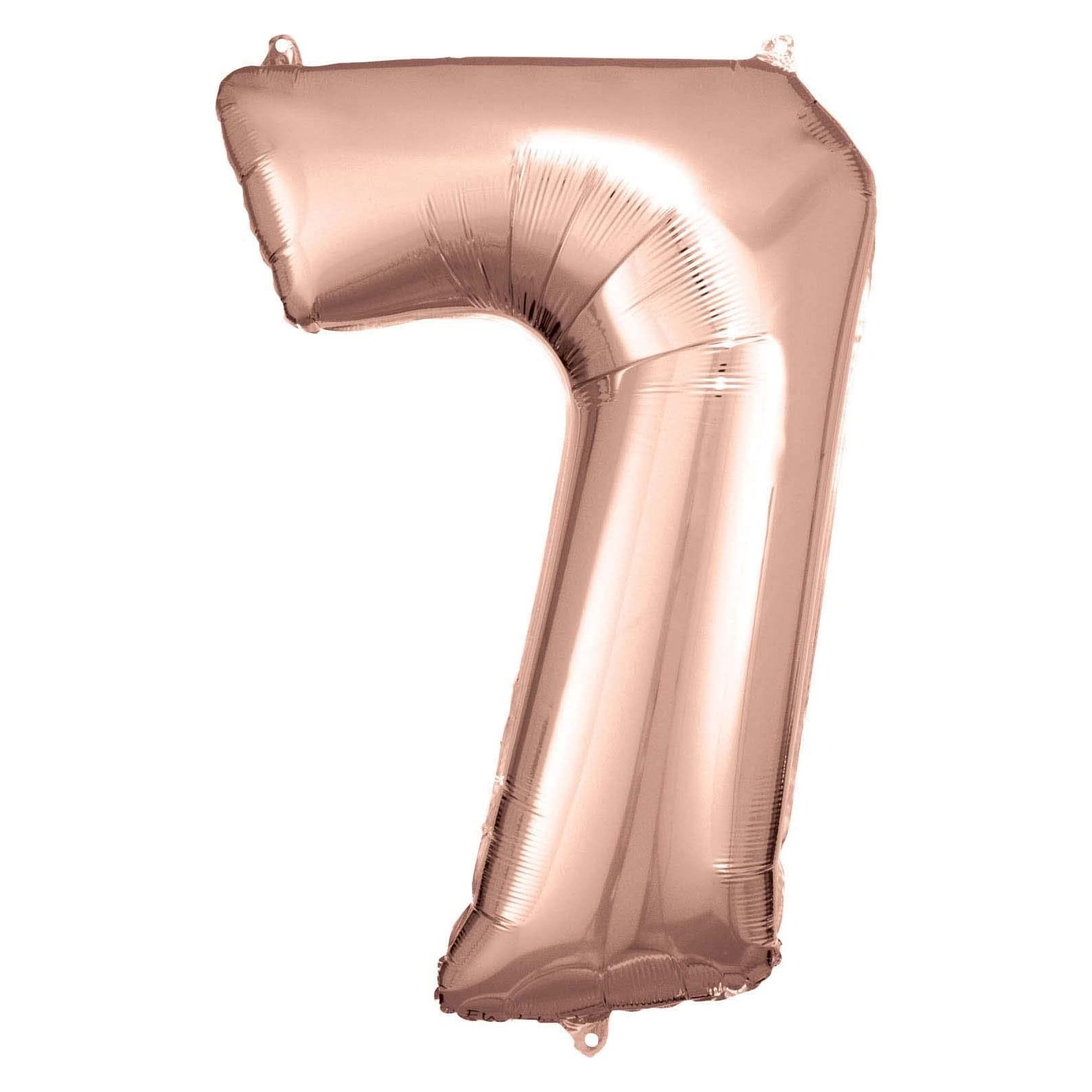 Amscan - Folienballon Rose Gold Zahl 7 (5)