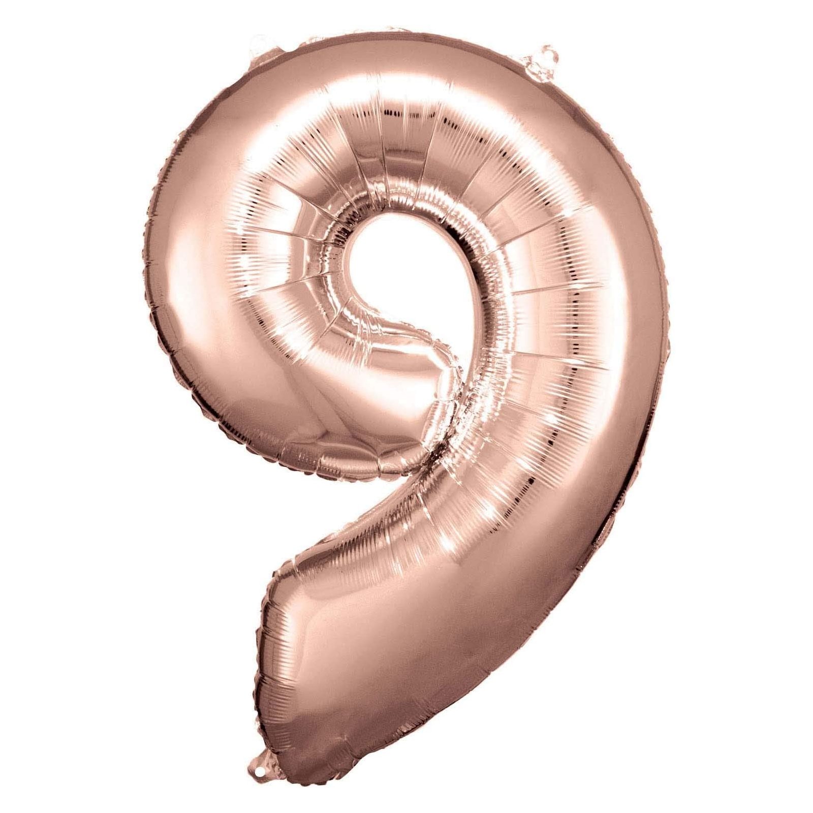 Amscan - Folienballon Rose Gold Zahl 9 (5)