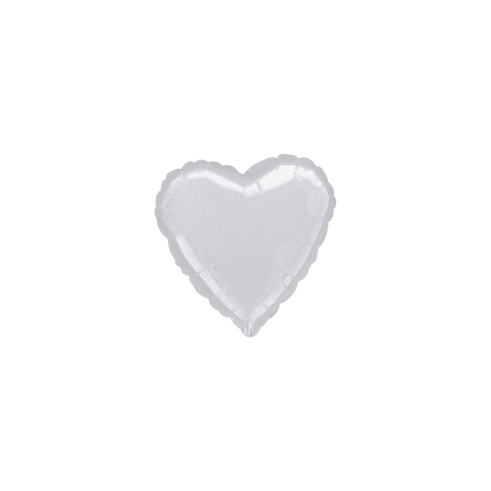 Amscan - Folienballon Herz 'Silber Metallic' (5)