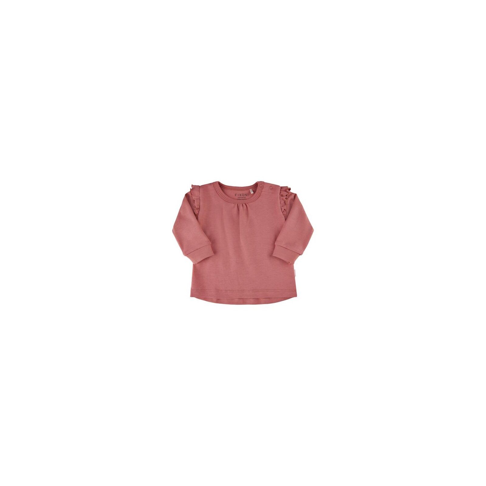 Fixoni - Langarm-Shirt aus Bio-Baumwolle, Rose, Gr.: 56