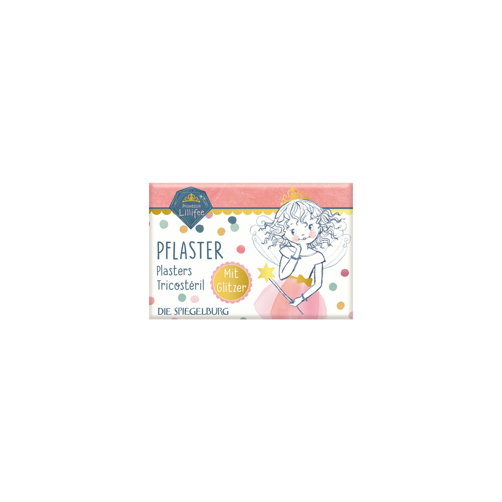 Die Spiegelburg - Prinzessin Lillifee - Pflasterstrips mit Glitzer 'Glitter & Gold' (10 St.) (A)