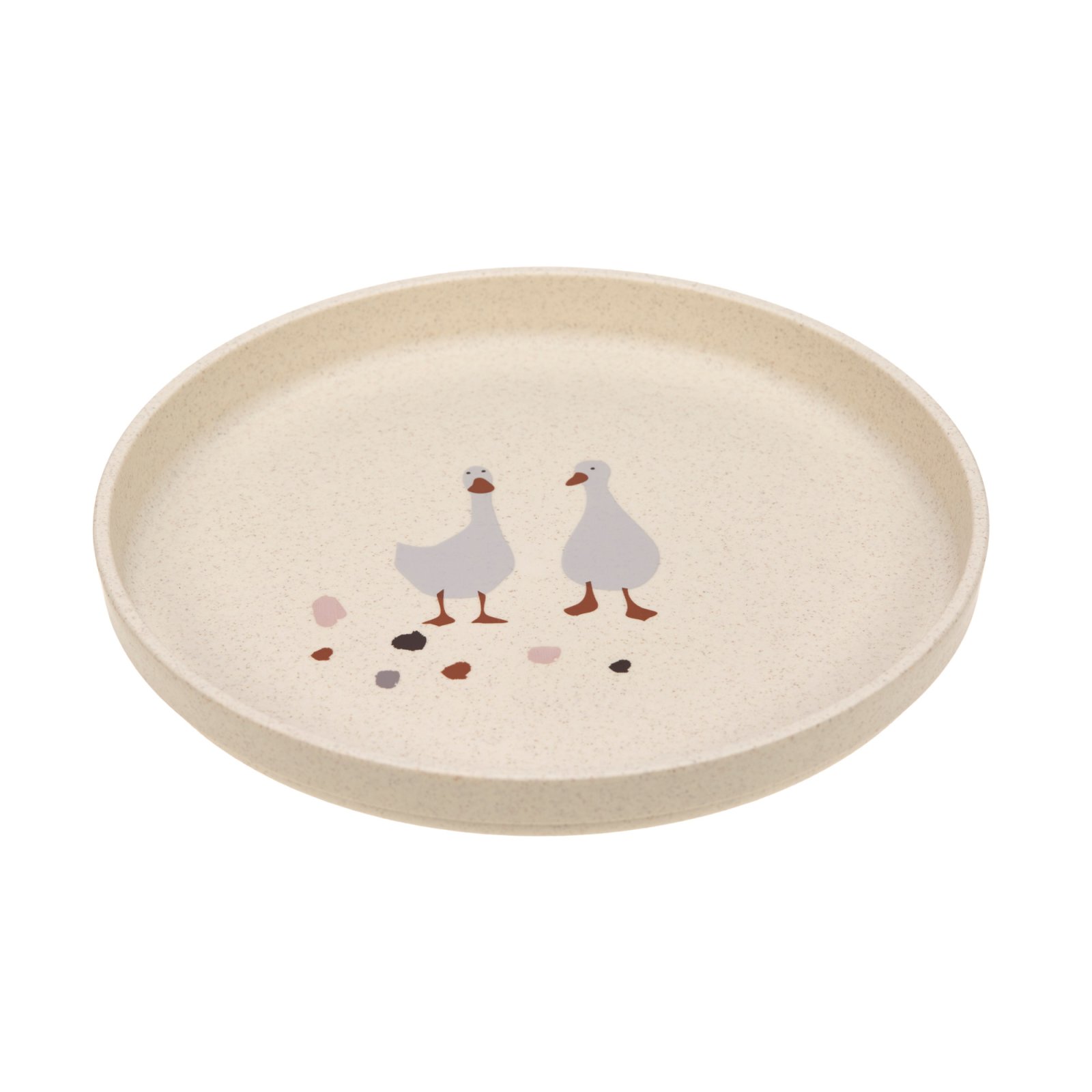 Lässig - Kinderteller Tiny Farmer Schaf & Gans NATUR (6)