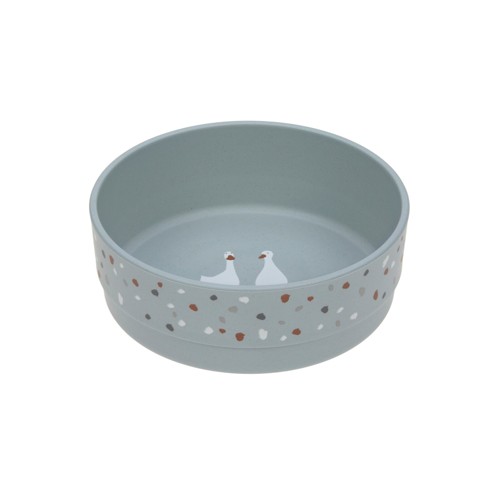 Lässig - Schüssel Tiny Farmer Schaf & Gans BLAU (A)