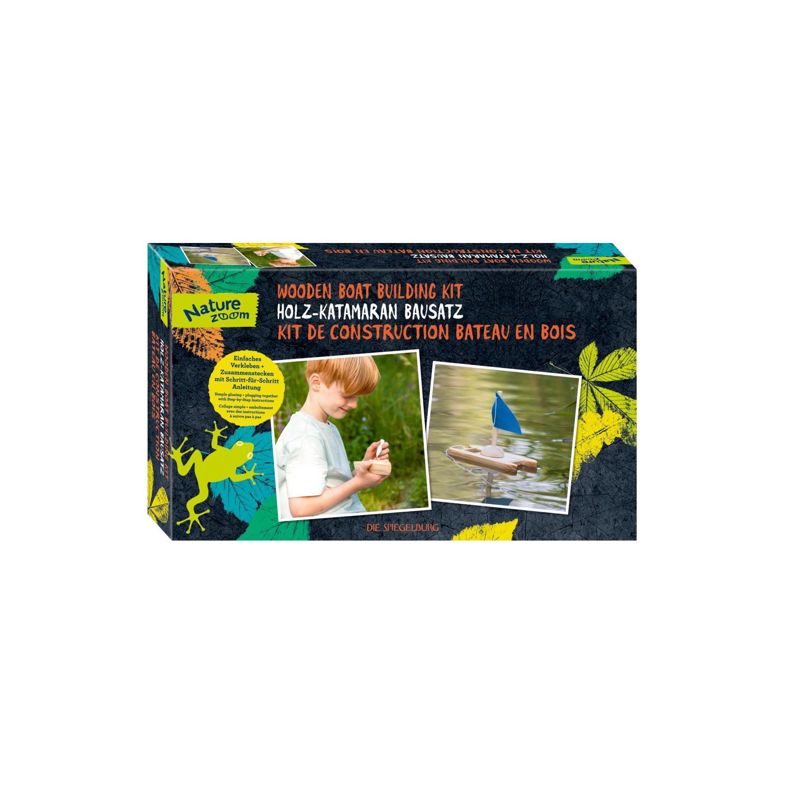 Die Spiegelburg - Holz-Katamaran Bausatz Nature Zoom (3)