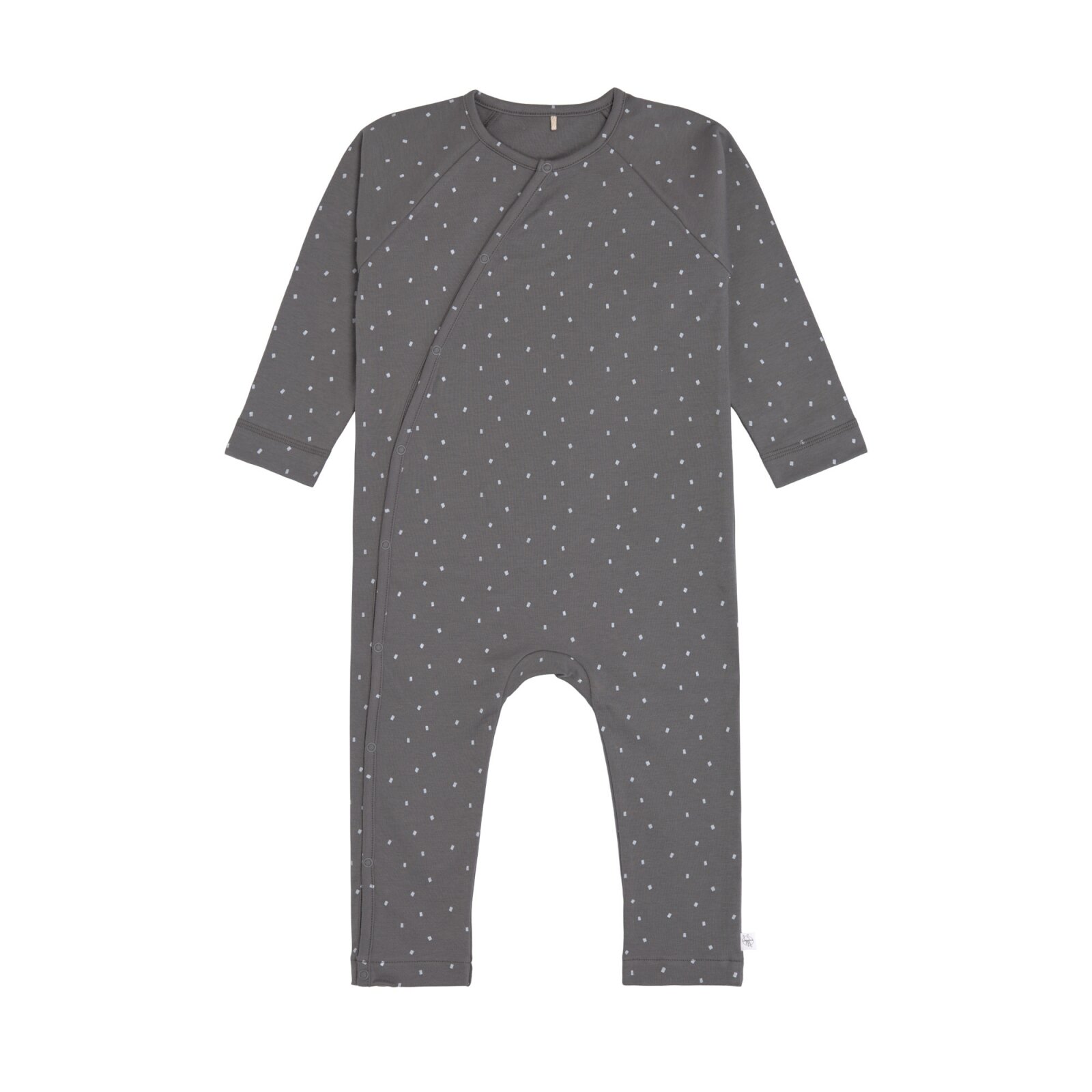 Lässig - Baby Schlafanzug GOTS - Pyjama Cozy Colors, anthracite Gr. 74-80 (A)