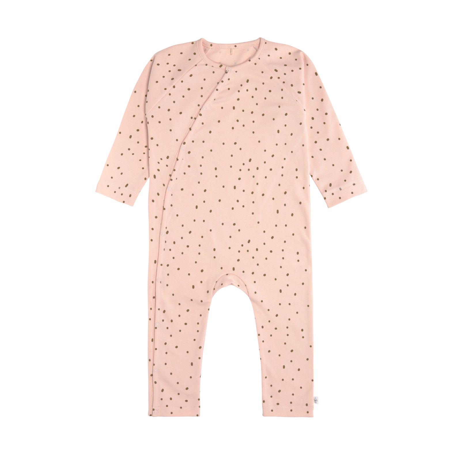 Lässig - Baby Schlafanzug GOTS - Pyjama Cozy Colors, Dots powder pink Gr. 86-92 (A)
