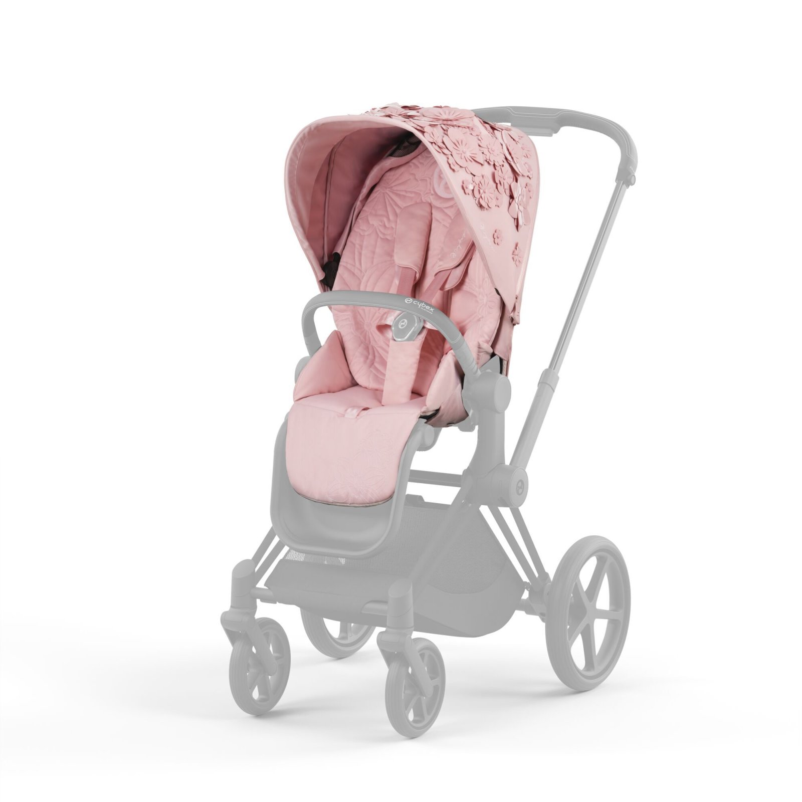 CYBEX - Platinum PRIAM 4.0, e-PRIAM 2.0 Sitzpaket SIMPLY-FLOWERS (Pink)