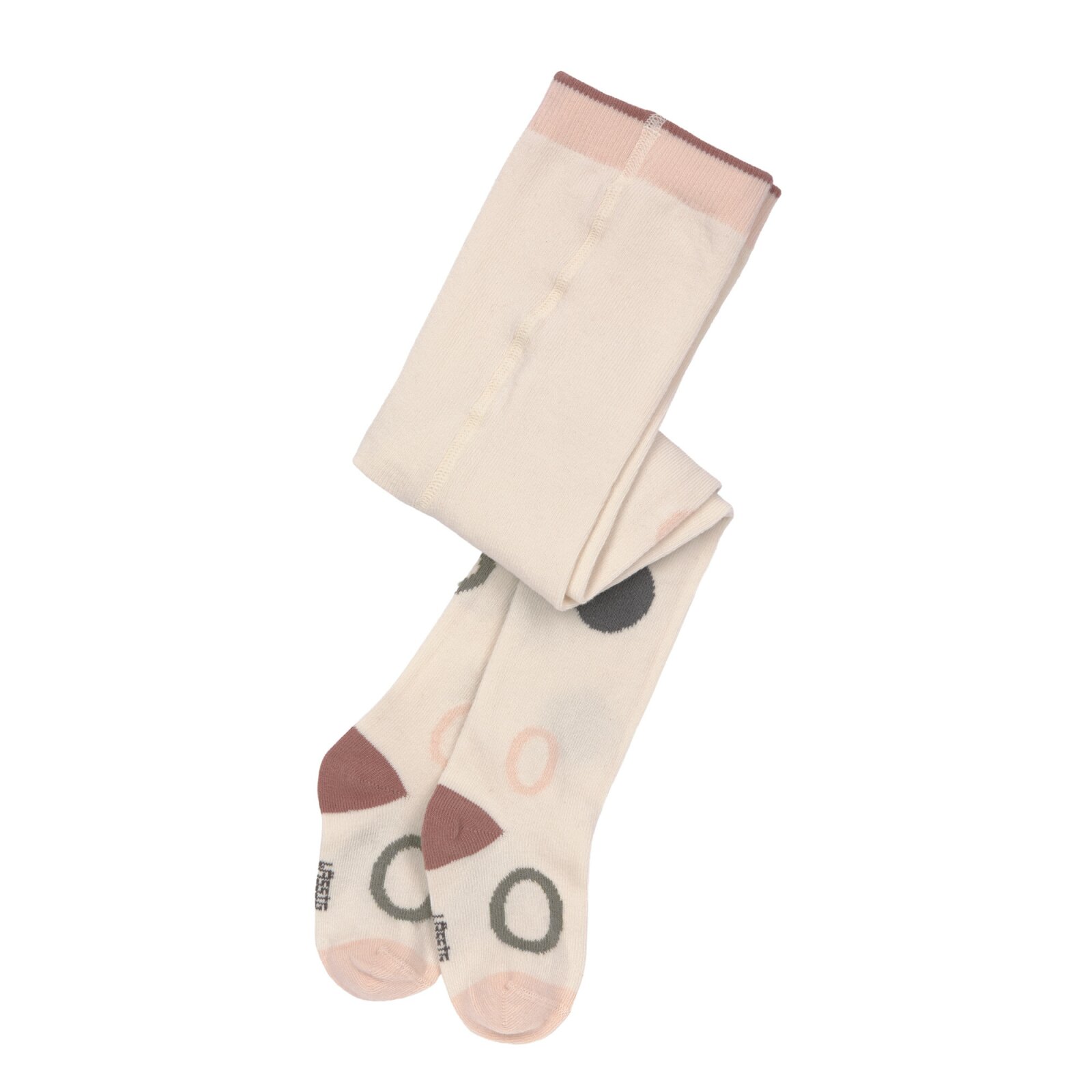 Lässig - Strumpfhose - Tights GOTS, CIRCLES OFFWHITE Gr. 74-80 (A)