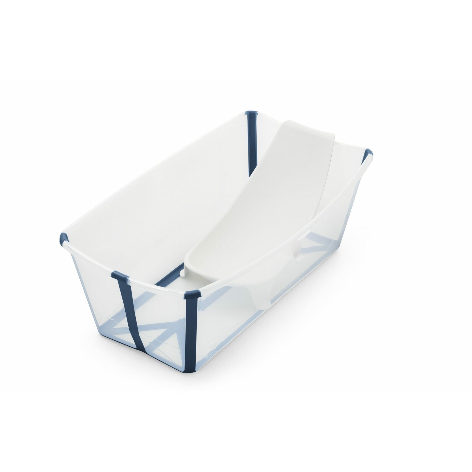 STOKKE - FLEXI BATH® Badewanne Bundle Transparent BLUE (A)
