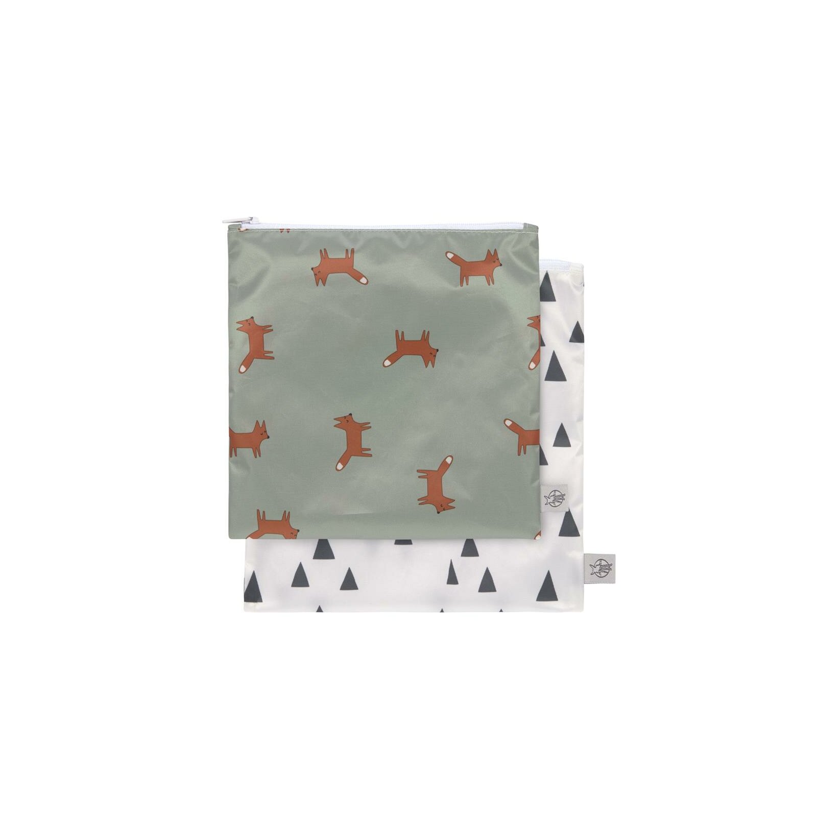 Lässig - Frühstücksbeutel (2 Stk) - Snack Bag, Little Forest Fuchs (A)