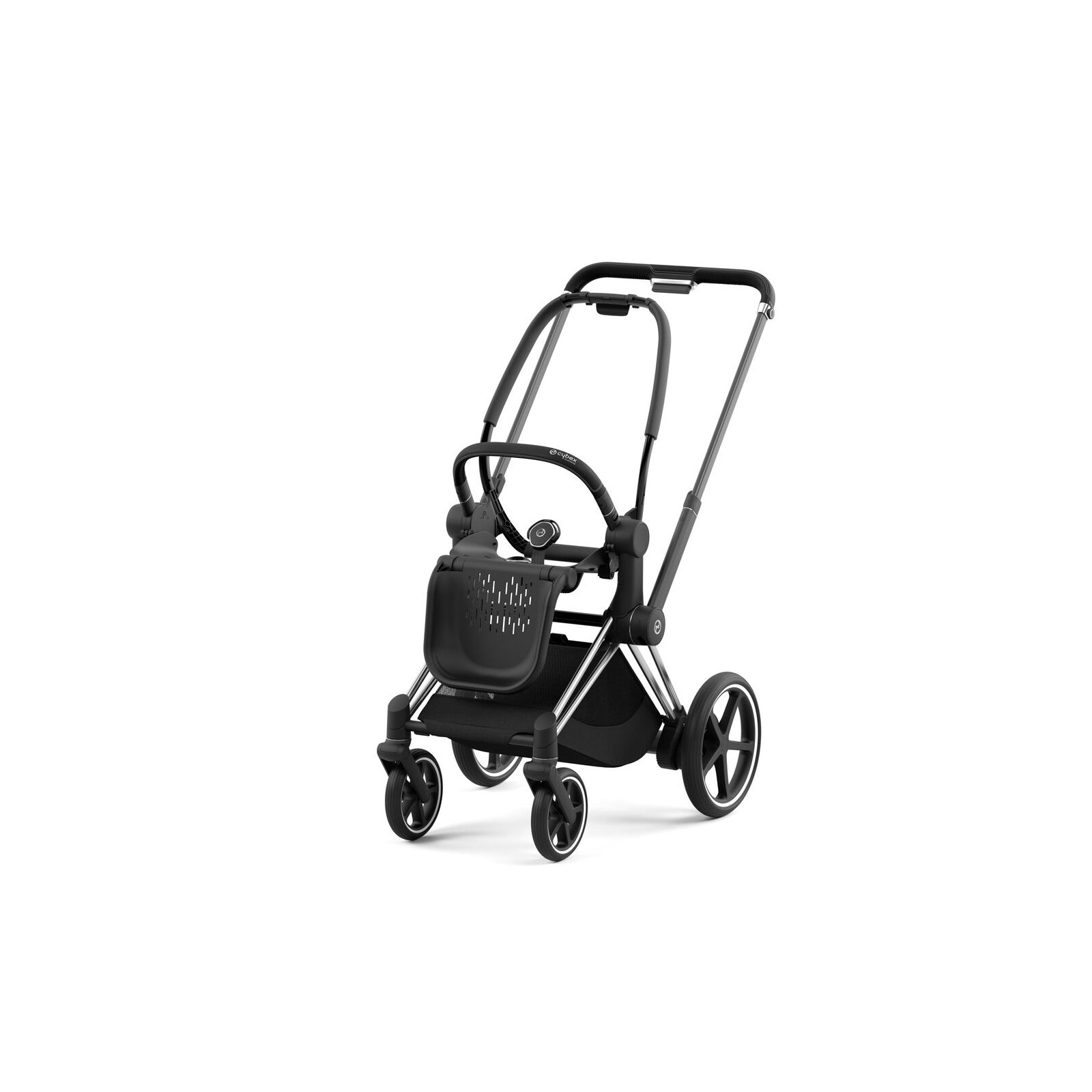 CYBEX - Platinum e-PRIAM 2.0 Rahmen inkl. Lux Sitz Aufsatz CHROME (BLACK)