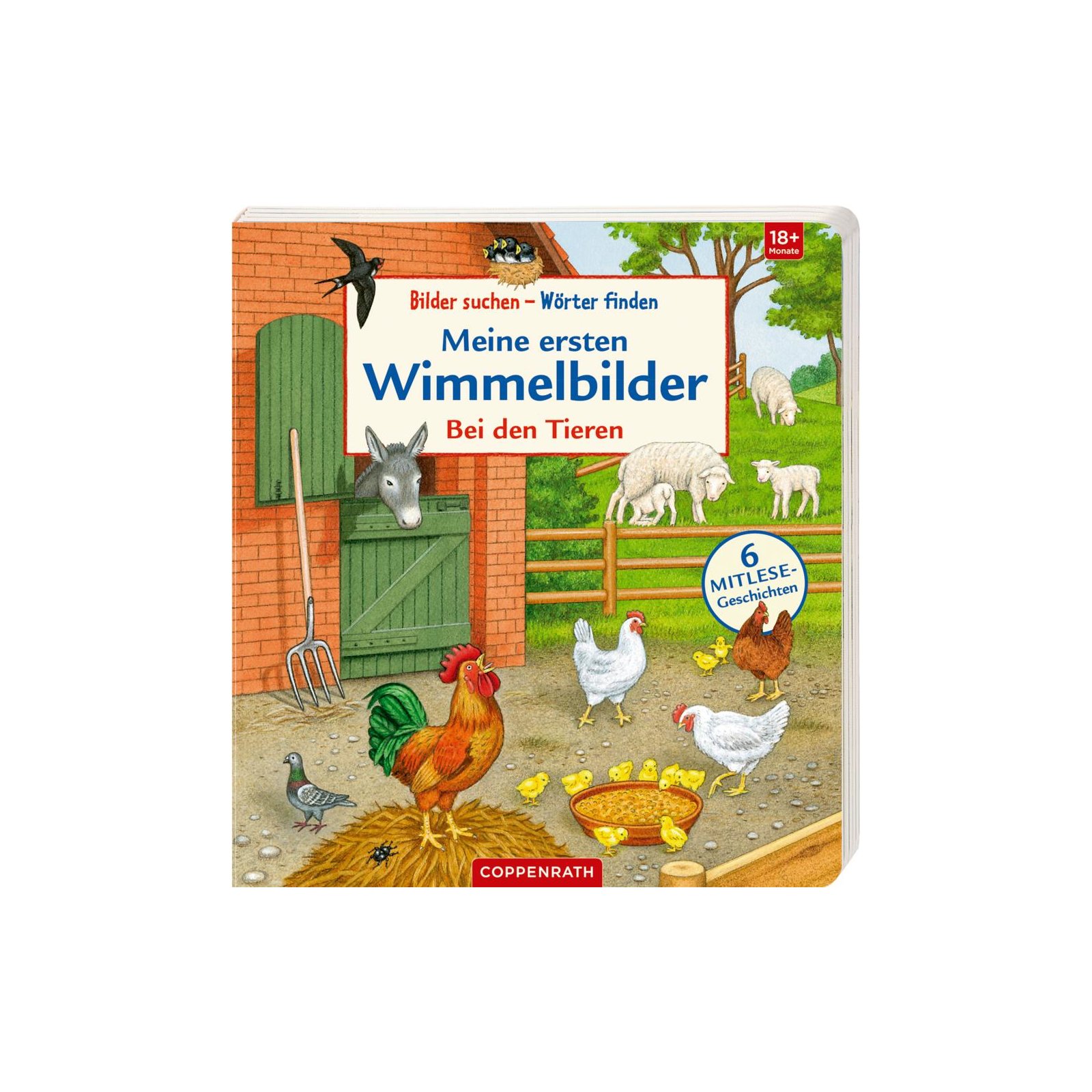 Coppenrath - Bilder su.-Wörter fi.: Meine 1.Wimmelbilder - Bei den Tieren