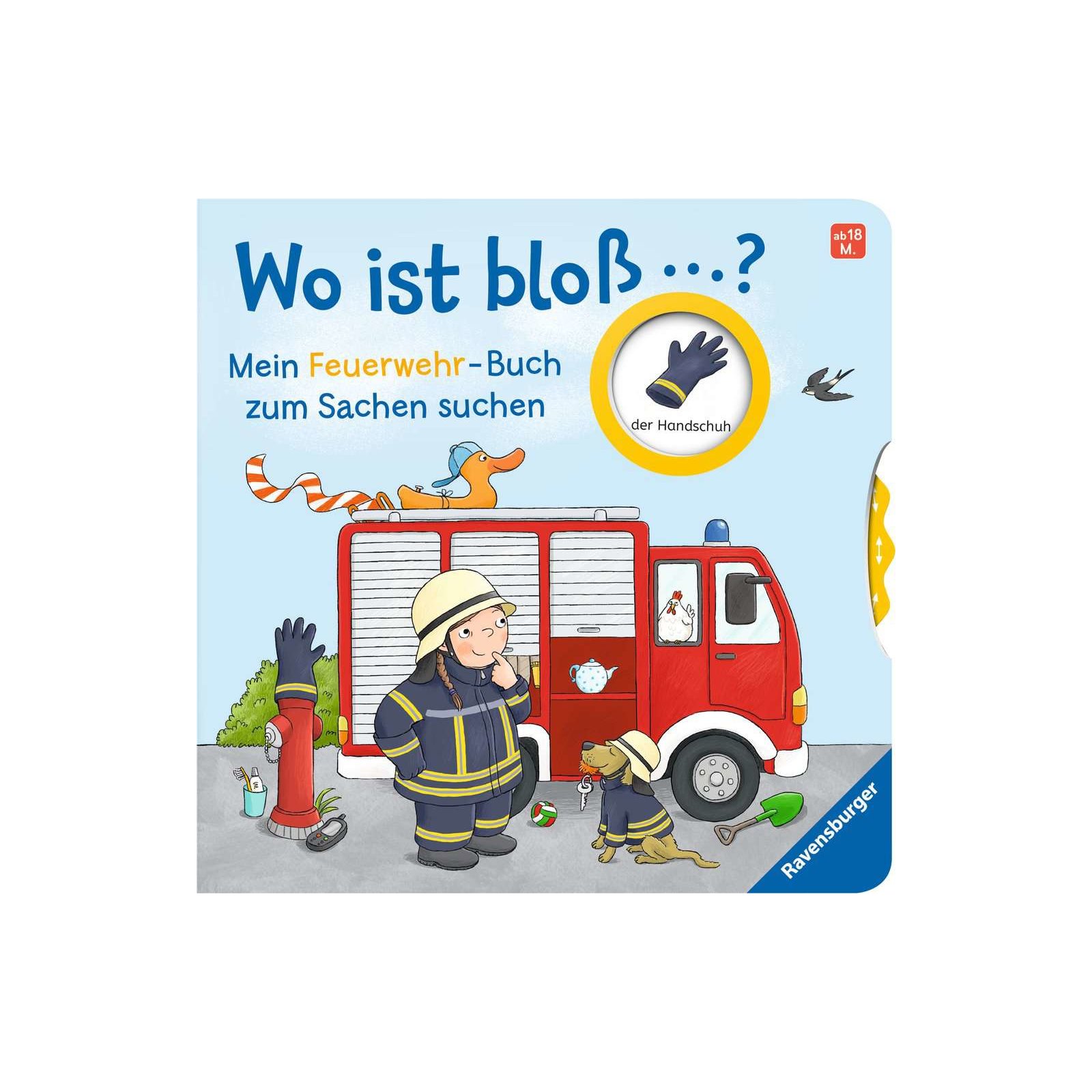 Ravensburger - Wo ist bloß…? Mein Feuerwehr-Buch zum Sachen suchen