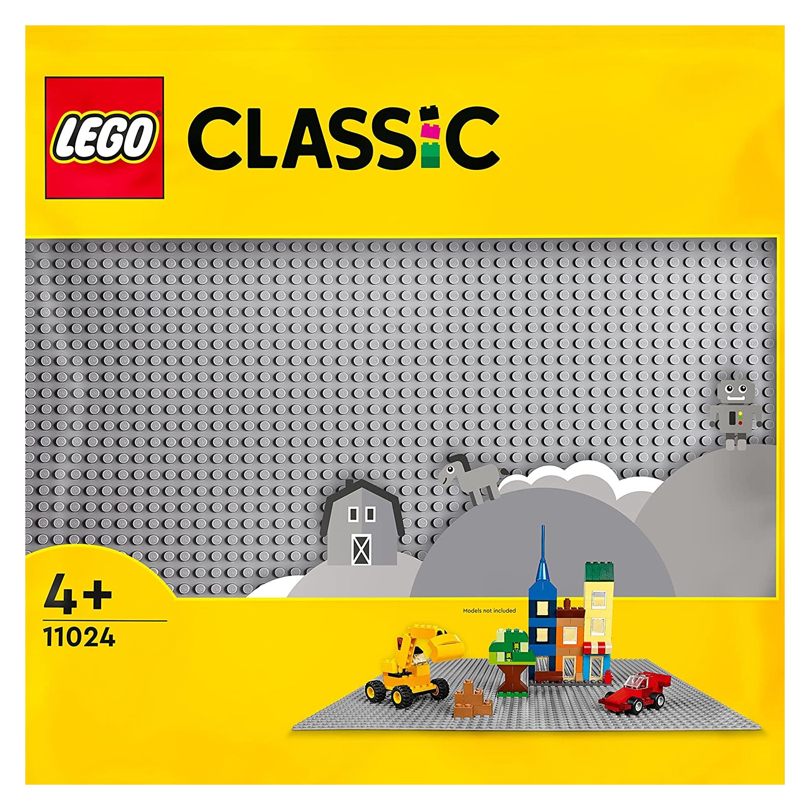LEGO - Classic - 11024 Graue Bauplatte