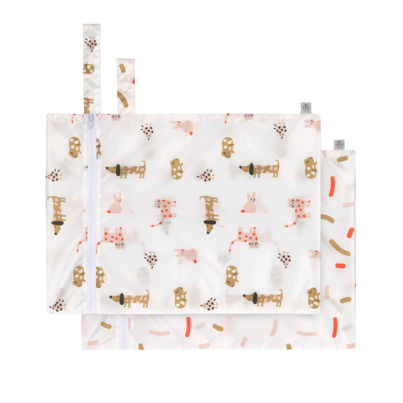 Lässig - Nasstasche (2 Stk) - Wet Bag, Little Mateys Spicy Orange (A)