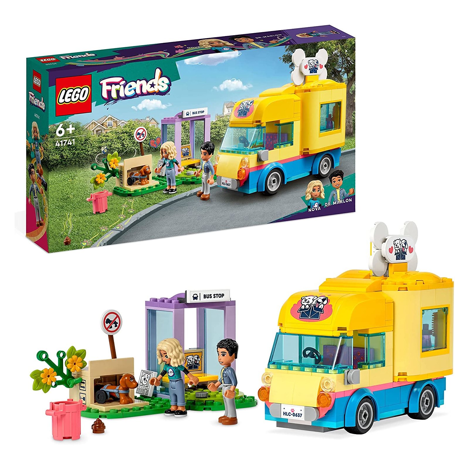 LEGO - Friends - 41741 Hunderettungswagen