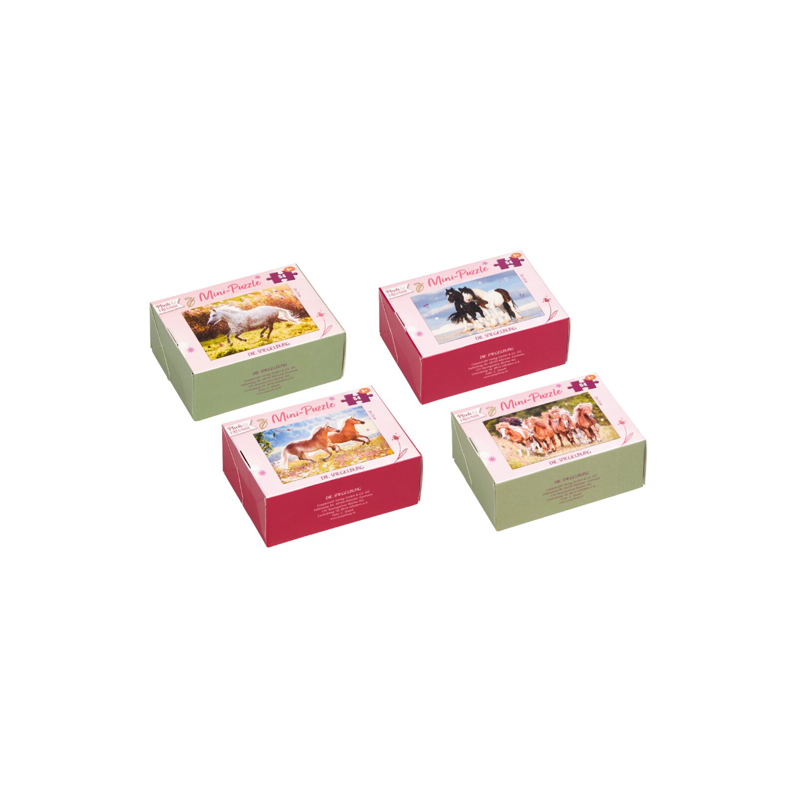 Die Spiegelburg - Pferdefreunde - Mini-Puzzle Pferde, sort. (12)