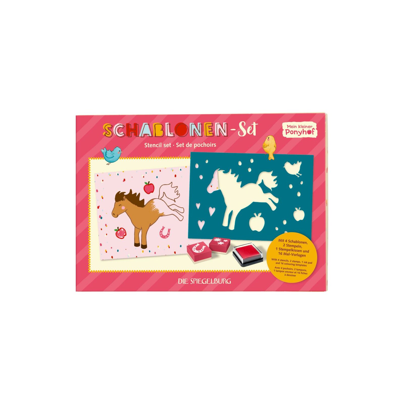 Die Spiegelburg - Mein kleiner Ponyhof - Schablonen-Set (4)