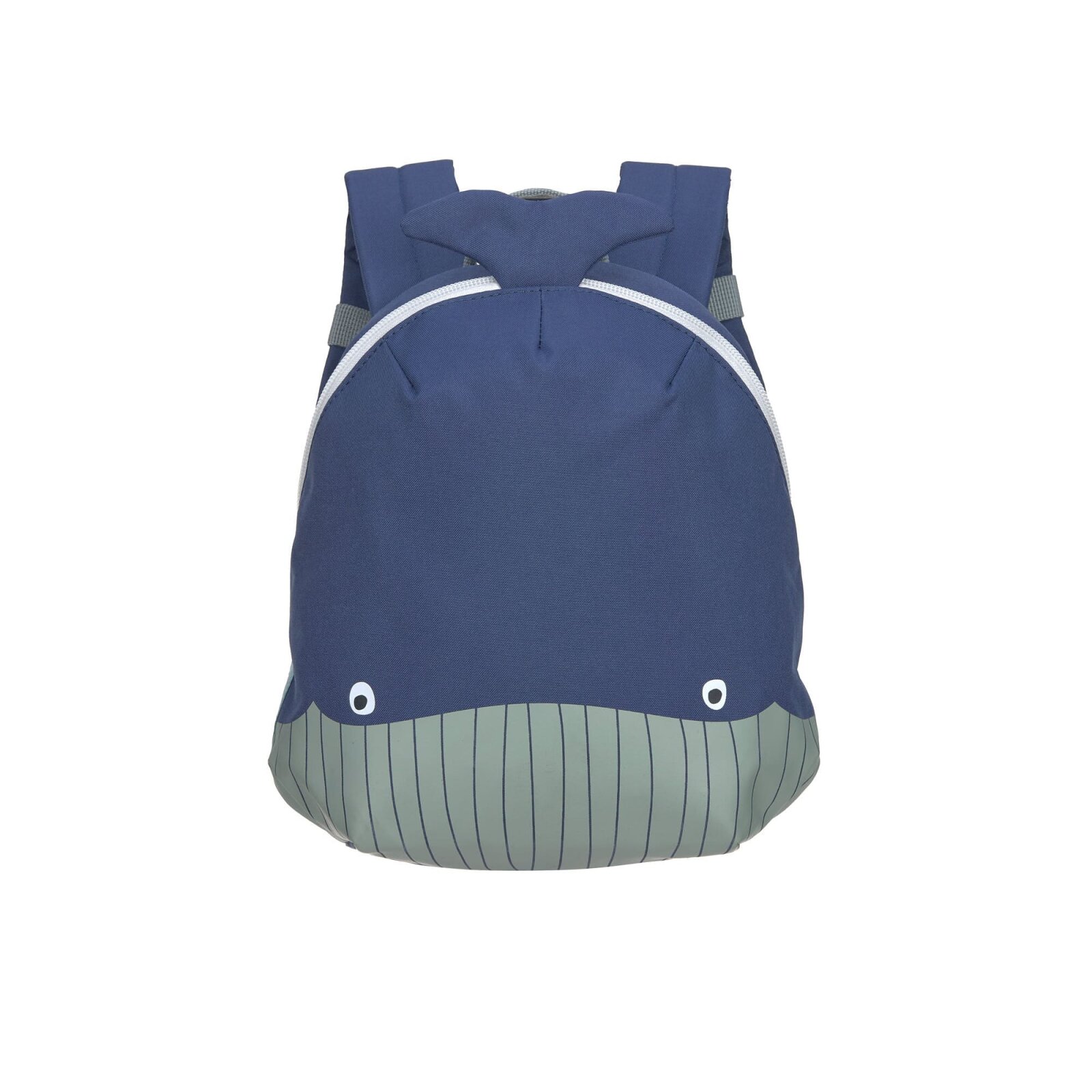 Lässig - Kindergartenrucksack Tiny - Wal, dunkelblau (A)