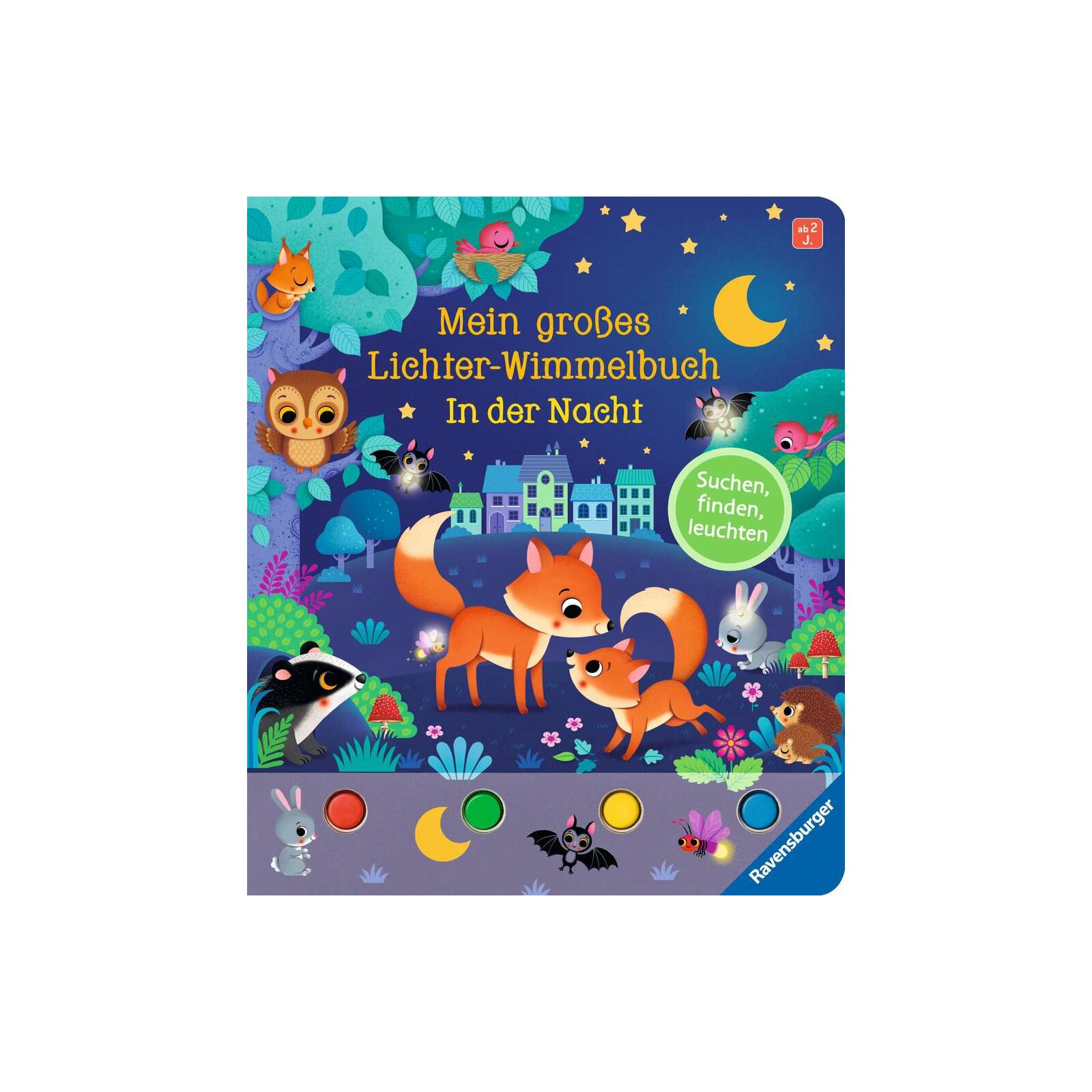 Ravensburger - Mein großes Lichter-Wimmelbuch: In der Nacht